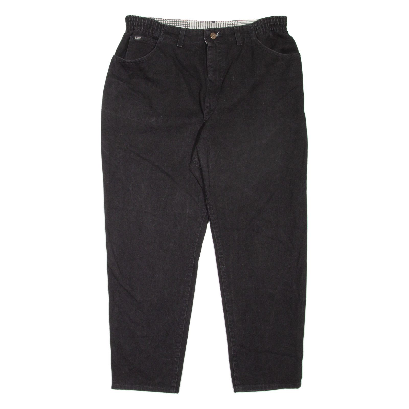 LEE Womens Jeans Black Regular Mom W34 L27 Refurbished - N/A refurbished available on Cerqular