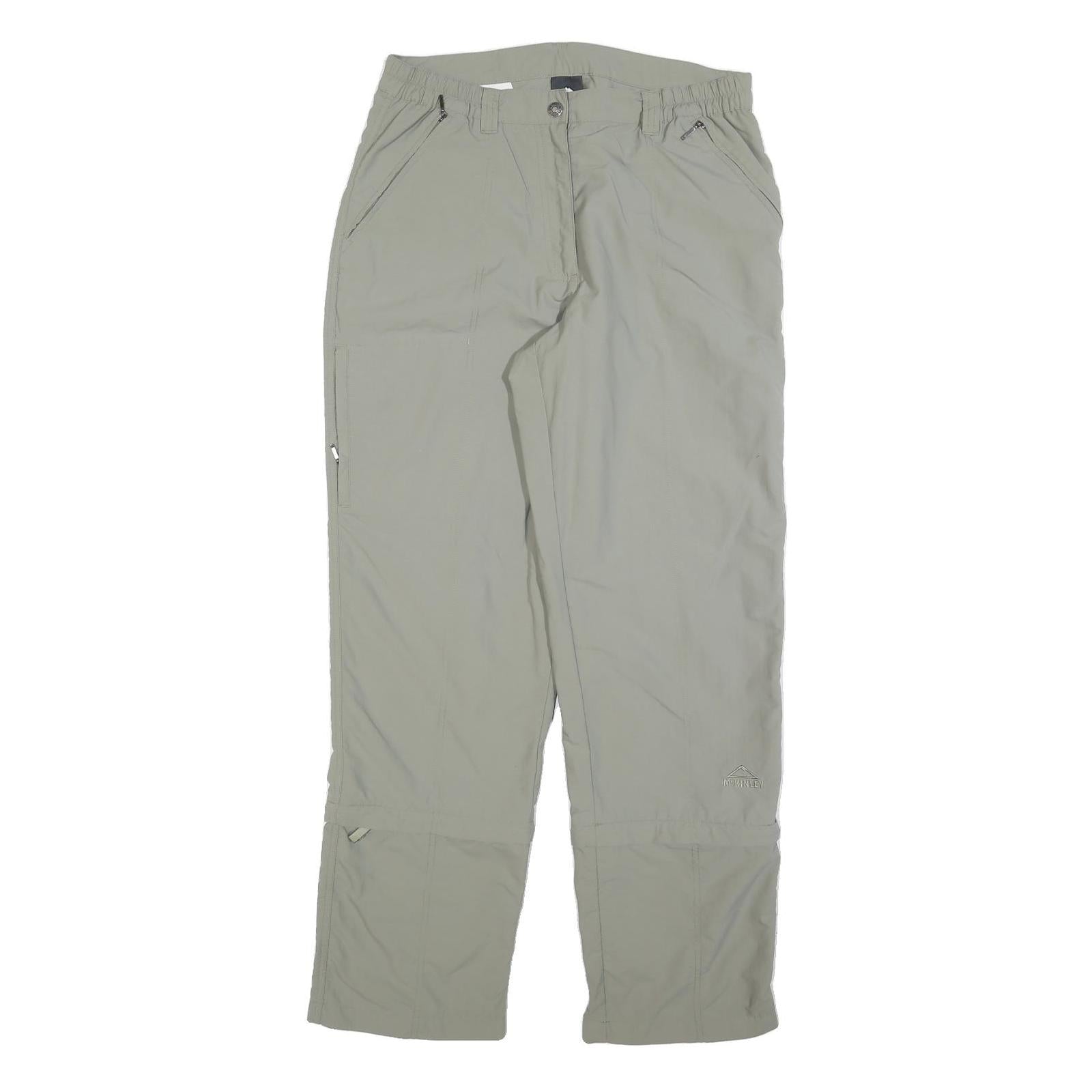 MCKINLEY Womens Regular Fit Beige Polyester Blend Trousers W32 L32 Outdoor Zip Refurbished - N/A refurbished available on Cerqular