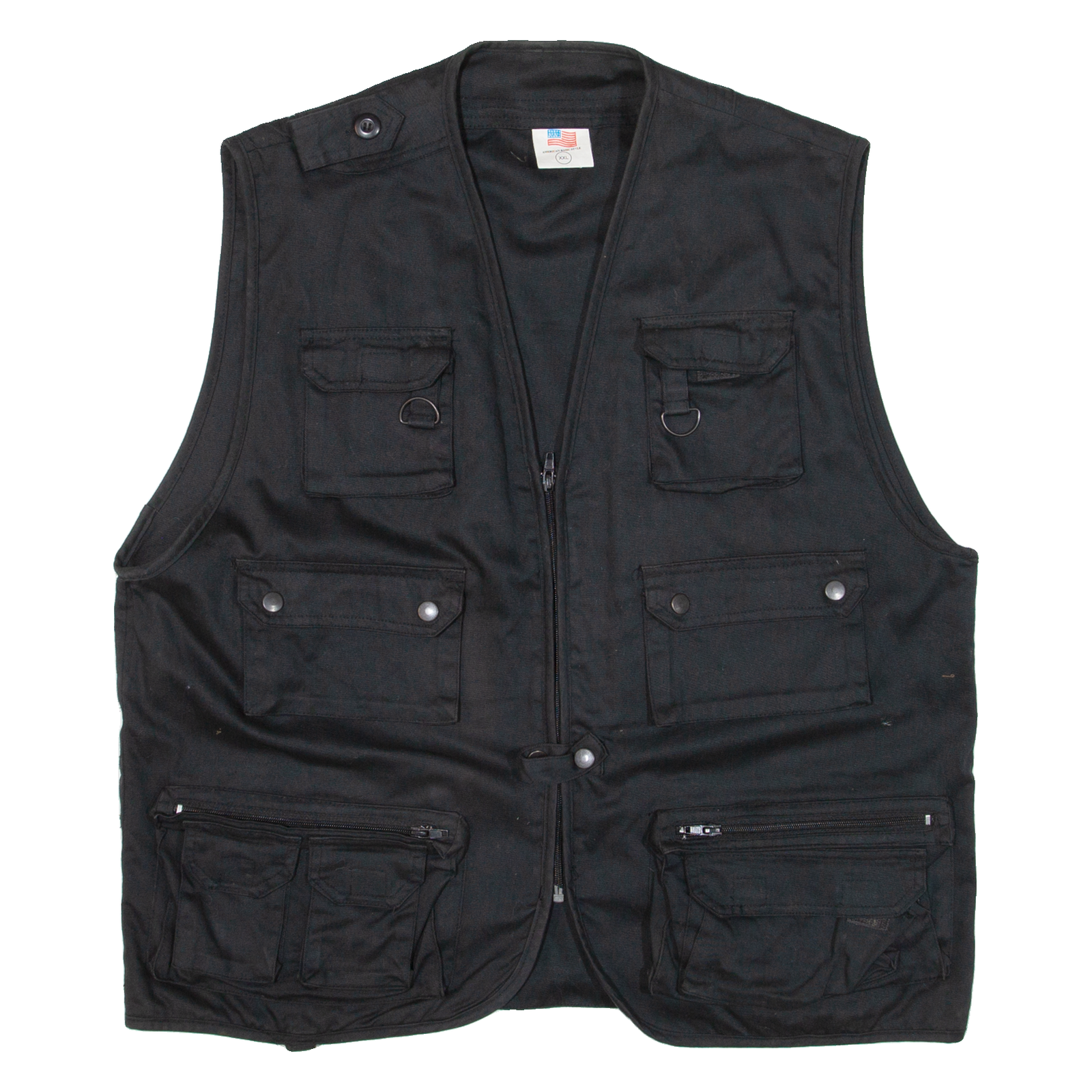 AMERICAN BASIC STYLE Mens Gilet Black 2XL Refurbished - N/A refurbished available on Cerqular