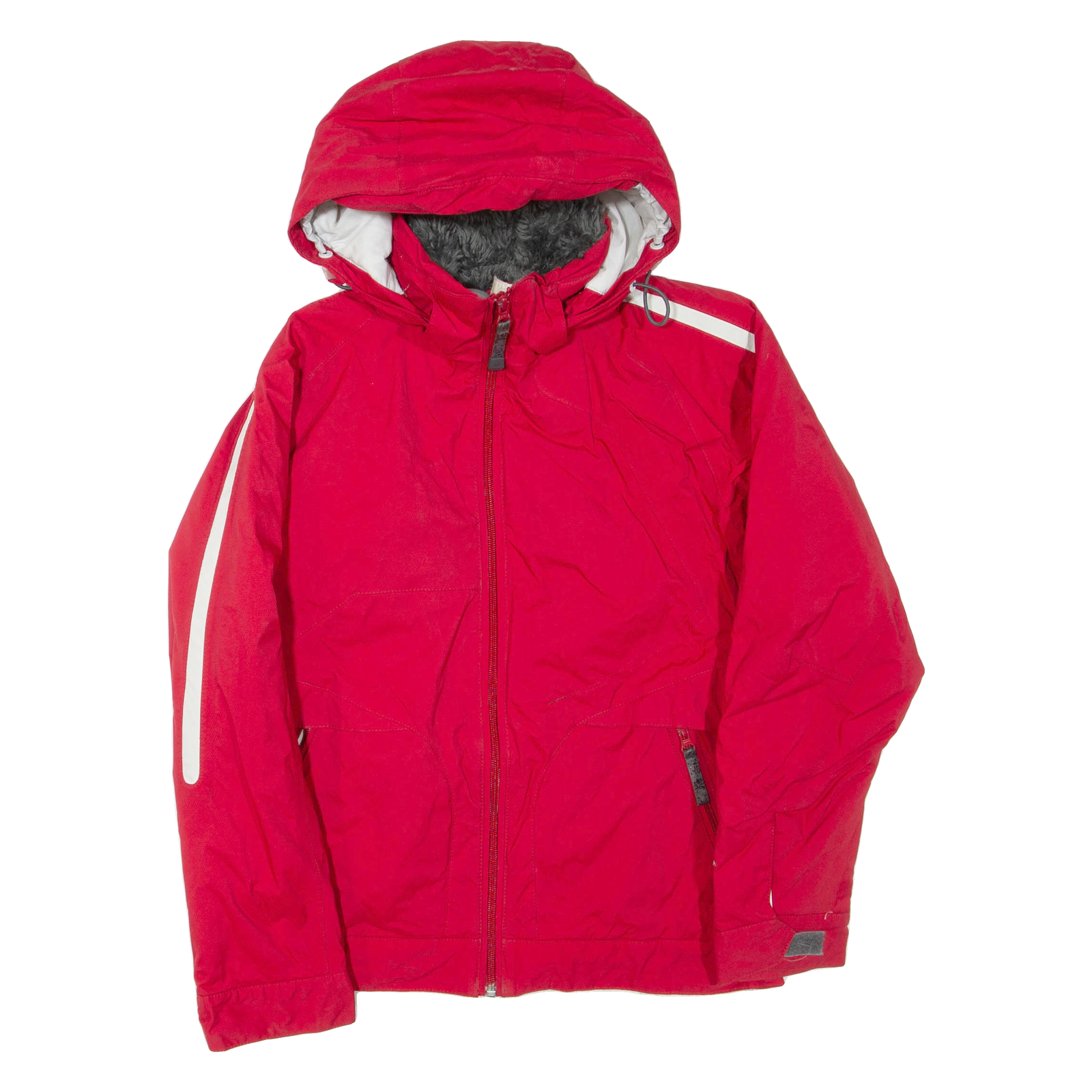 COLUMBIA Womens Jacket Red Hooded XS Refurbished - N/A refurbished available on Cerqular