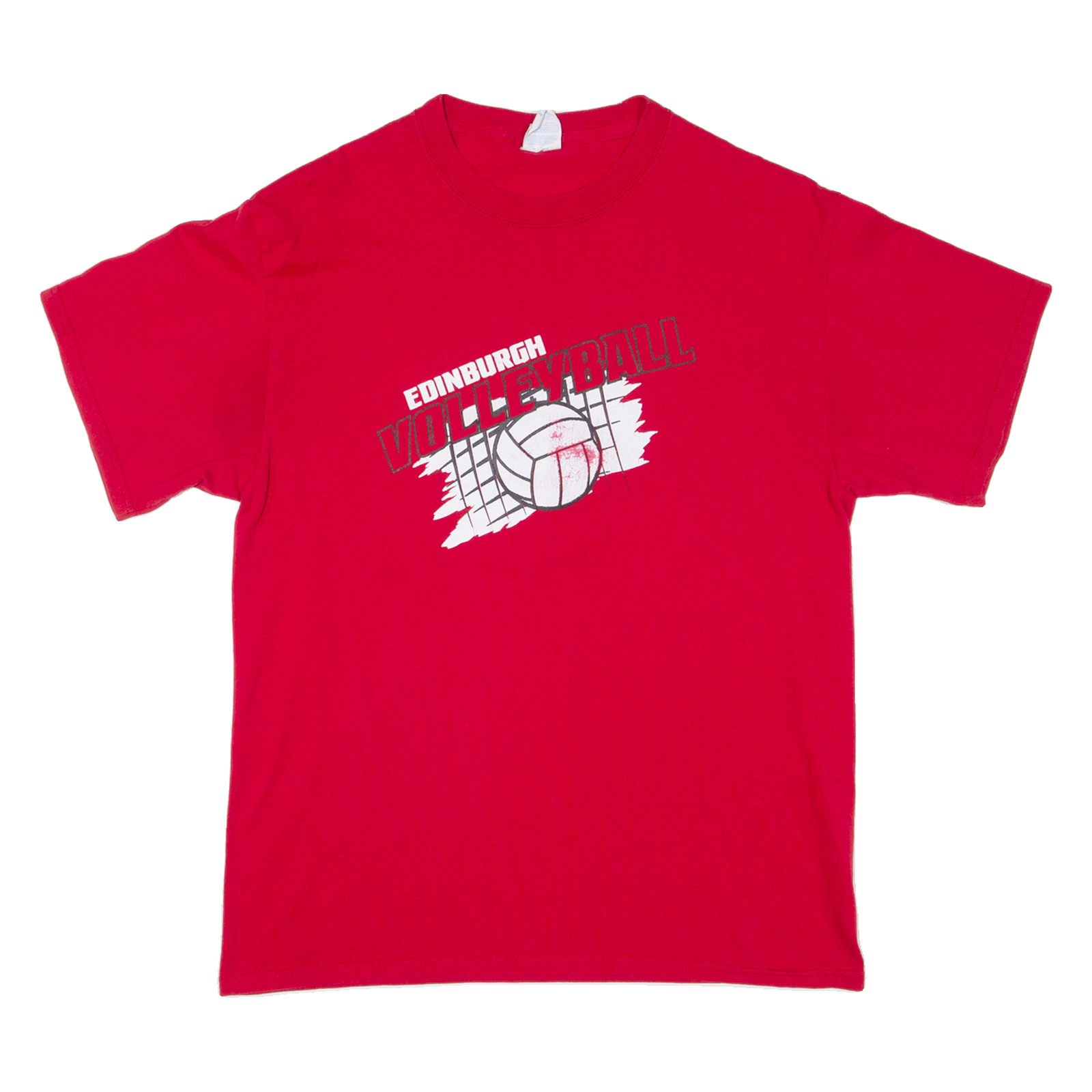 PORT & COMPANY Edinburgh Volleyball Mens T-Shirt Red M Refurbished - N/A refurbished available on Cerqular