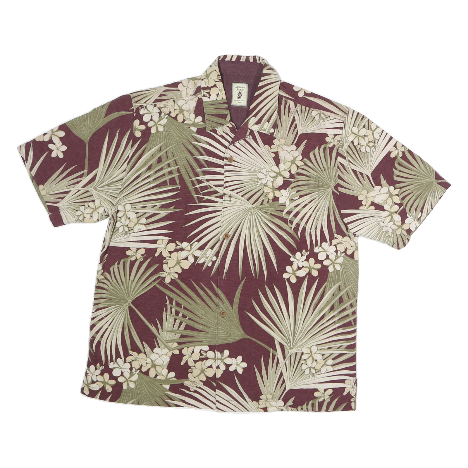 Buy JAMAICA JAXX Mens Maroon & Beige Floral Cotton Shirt M Casual Beachwear Refurbished - $15.59 JAMAICA JAXX Mens Maroon & Beige Floral Cotton Shirt M Casual Beachwear Refurbished - N/A refurbished available on Cerqular