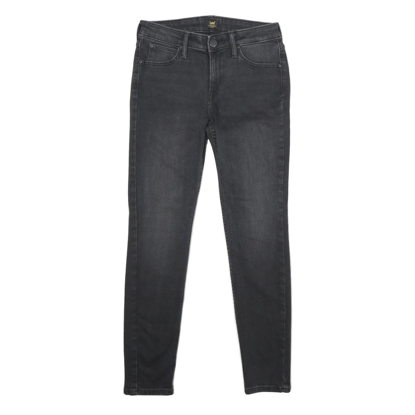 LEE Womens Jeans Black Slim Skinny Denim Medium W28 L31 Stretch Cotton Blend Refurbished - N/A refurbished available on Cerqular