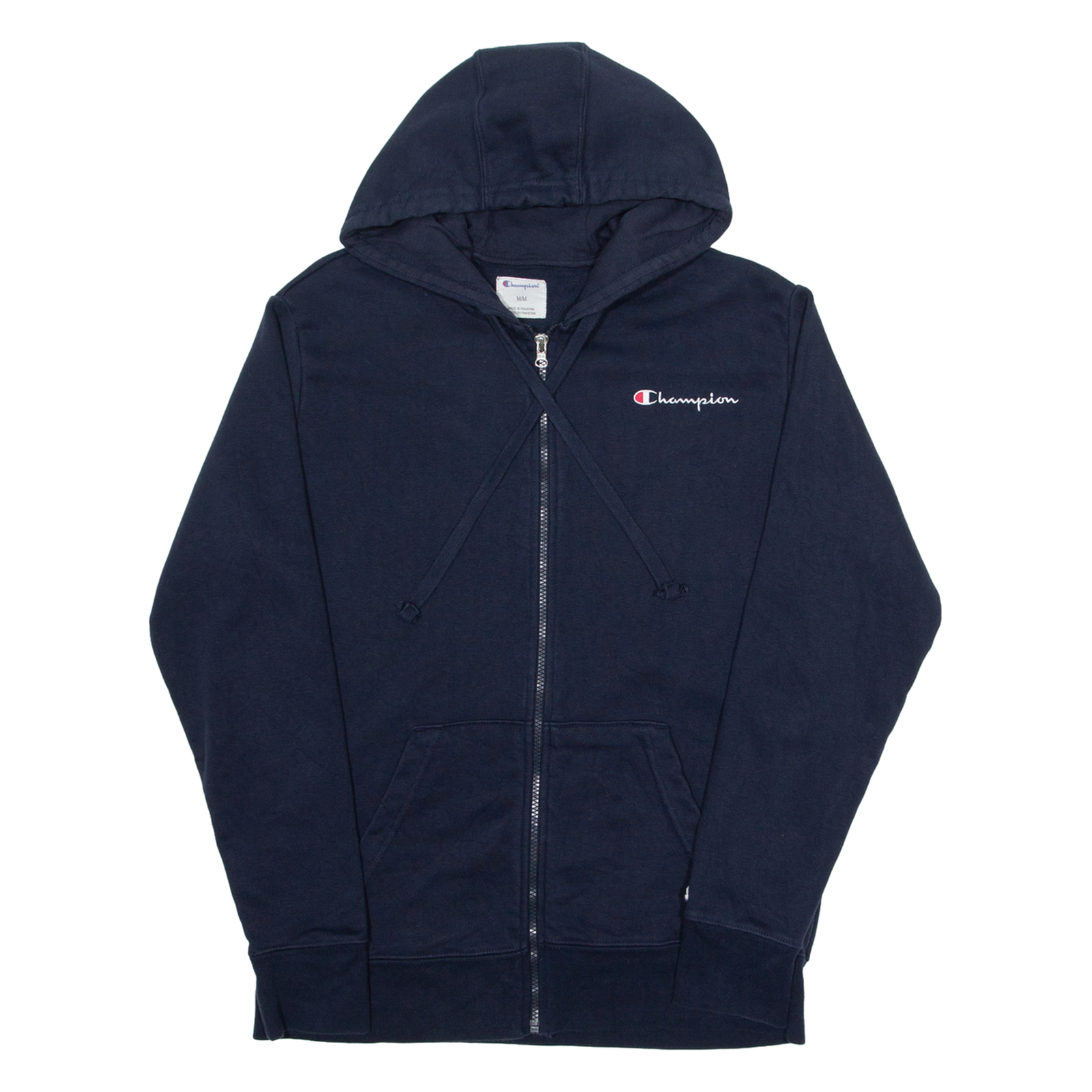 CHAMPION Mens Blue Hoodie Full Zip M Refurbished - N/A refurbished available on Cerqular