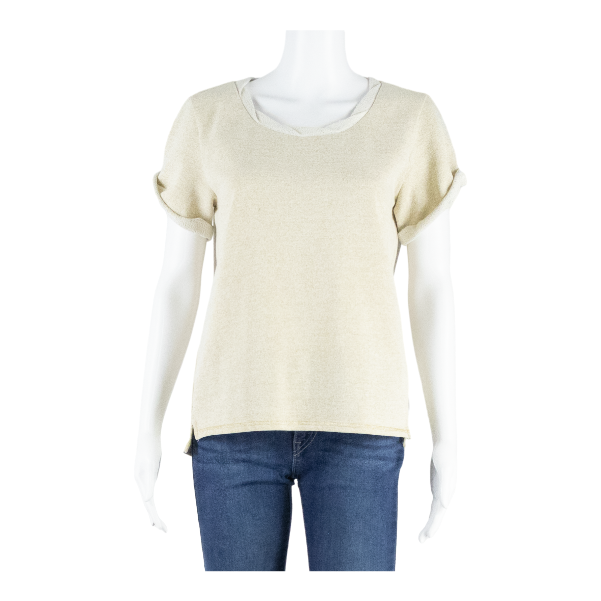 LEVI'S Womens Oversized Top Beige S Refurbished - N/A refurbished available on Cerqular