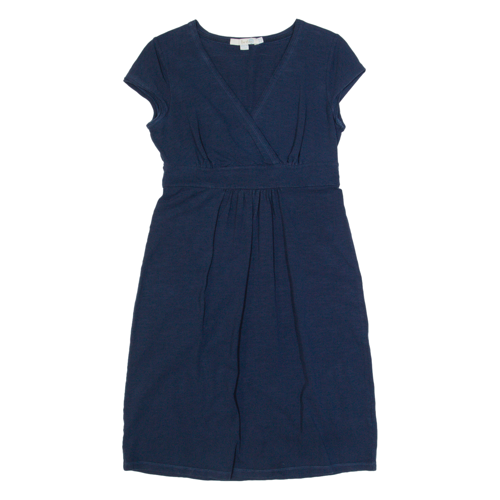 BODEN Womens Fit & Flare Dress Blue Short Sleeve Knee Length UK 8 Refurbished - N/A refurbished available on Cerqular