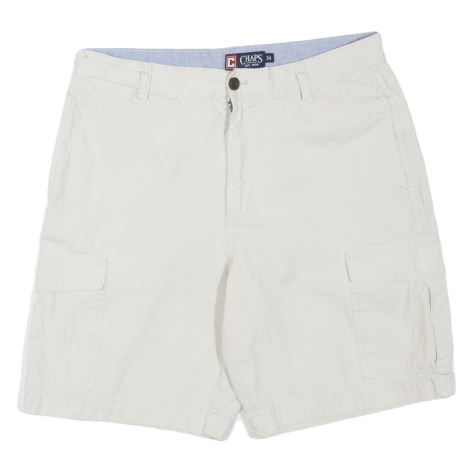 Buy CHAPS Mens Shorts White Cargo Cotton Blend M W34 Casual Summer Wear Refurbished - $23.39 CHAPS Mens Shorts White Cargo Cotton Blend M W34 Casual Summer Wear Refurbished - N/A refurbished available on Cerqular