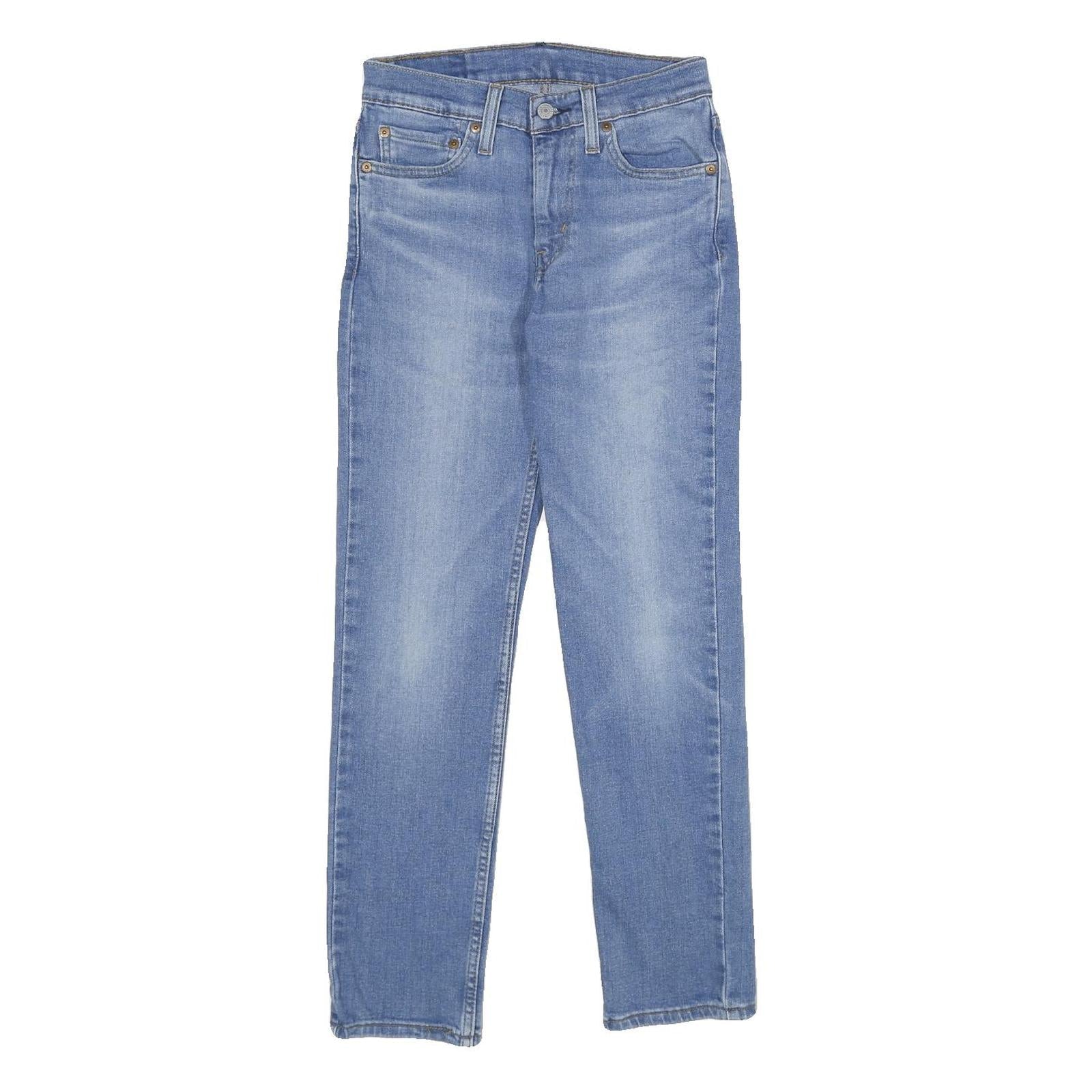 LEVI'S 511 Slim Mens Jeans Blue Slim Skinny Denim Light W28 L30 Cotton Blend Refurbished - N/A refurbished available on Cerqular