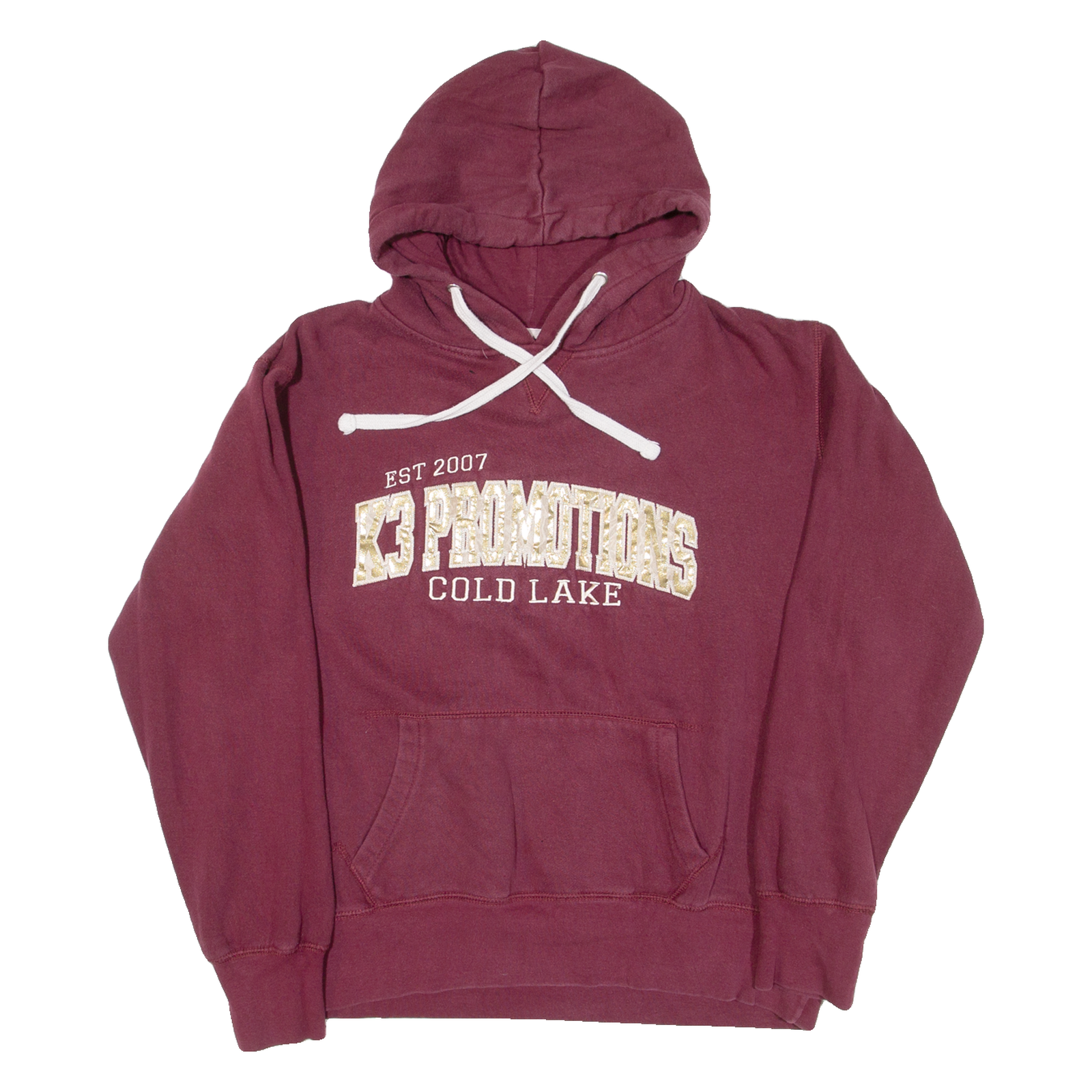 MUSKOKA Cold Lake Womens Maroon Hoodie USA L Refurbished - N/A refurbished available on Cerqular