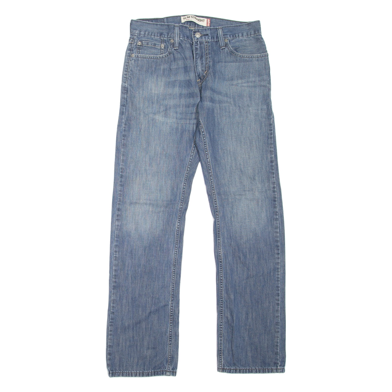 LEVI'S 514 Jeans Mens Blue Slim Straight Stone Wash W30 L32 Refurbished - N/A refurbished available on Cerqular