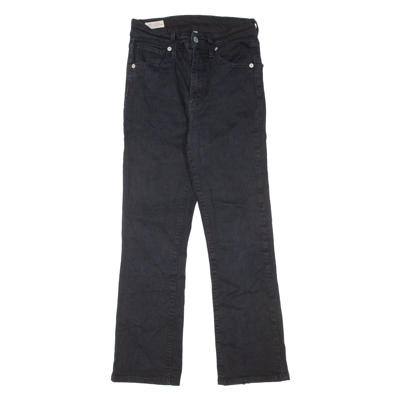 LEVI'S BIG E Womens Jeans Black Regular Bootcut W25 L26 Refurbished - N/A refurbished available on Cerqular