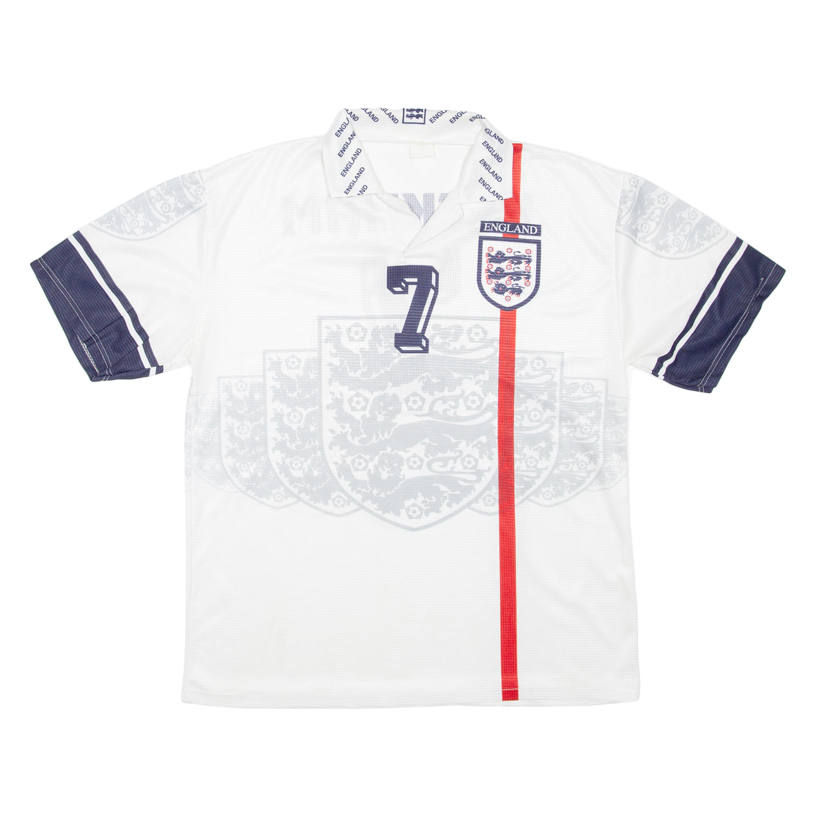 England Mens Football Shirt Jersey White Collared XL Refurbished - N/A refurbished available on Cerqular