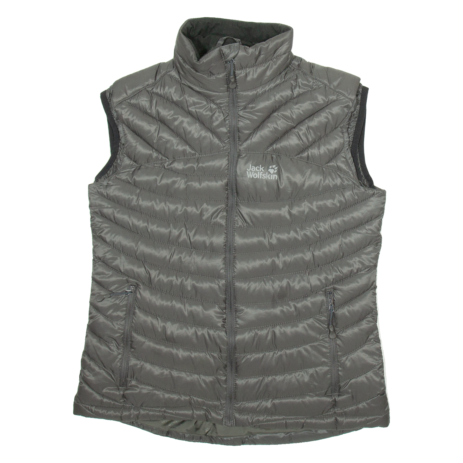JACK WOLFSKIN Womens Puffer Gilet Grey S Refurbished - N/A refurbished available on Cerqular