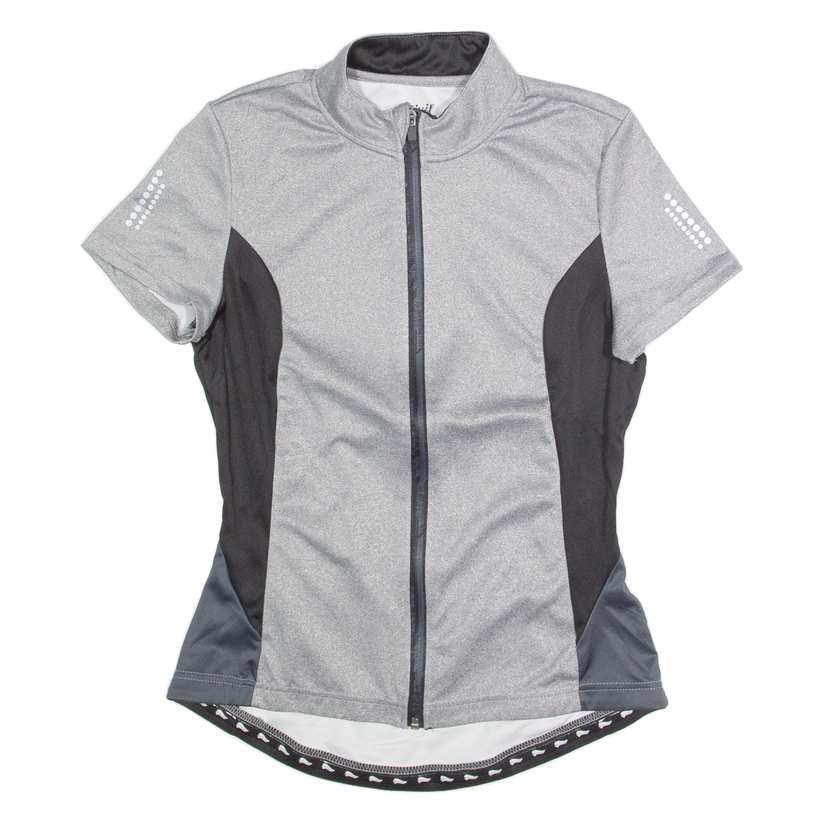 CRIVIT Cycling Zip Up Womens Jersey Grey High Neck M Refurbished - N/A refurbished available on Cerqular