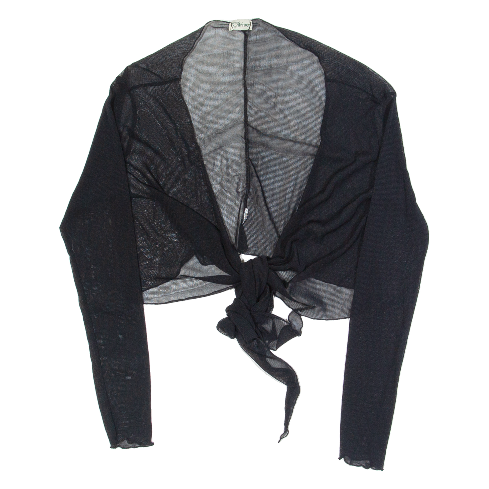 DRIVER Cardigan Womens Top Black V-Neck Long Sleeve S Refurbished - N/A refurbished available on Cerqular