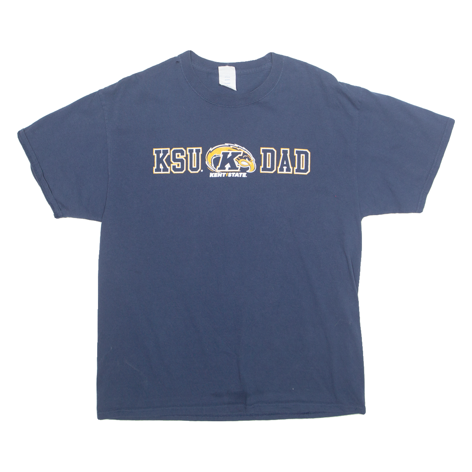 PORT&COMPANY Kent State University Dad Mens T-Shirt Blue USA L Refurbished - N/A refurbished available on Cerqular