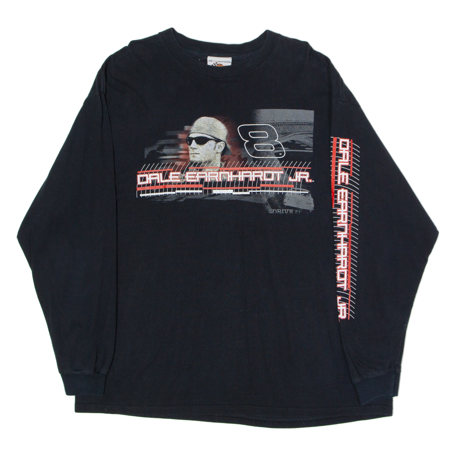 WINNER'S CIRCLE Dale Earnhardt Jr NASCAR Mens T-Shirt Black 90s USA 2XL Refurbished - N/A refurbished available on Cerqular