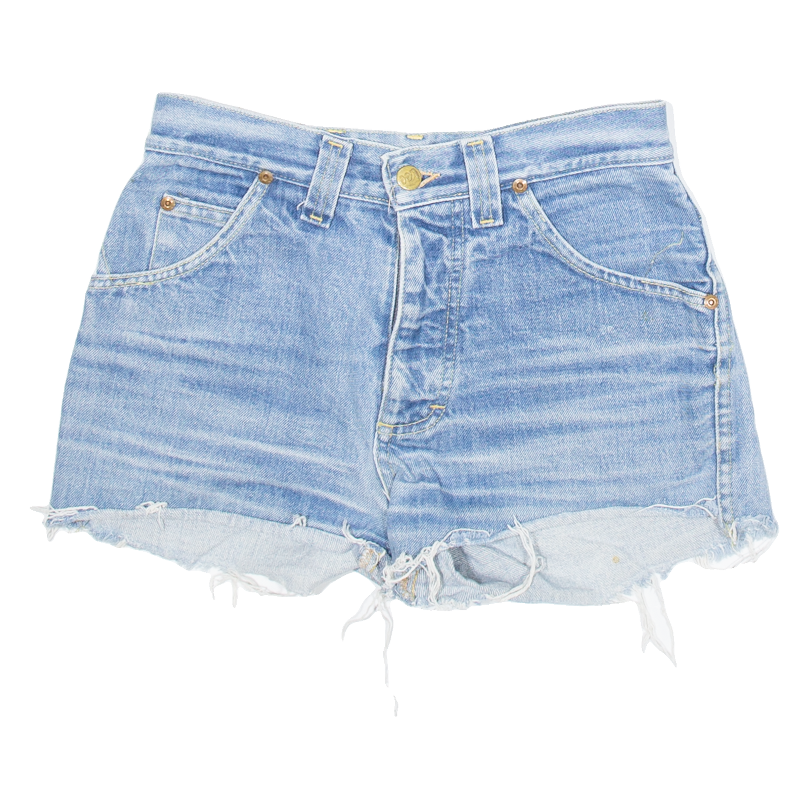 LEE Womens Denim Shorts Blue S W28 Refurbished - N/A refurbished available on Cerqular