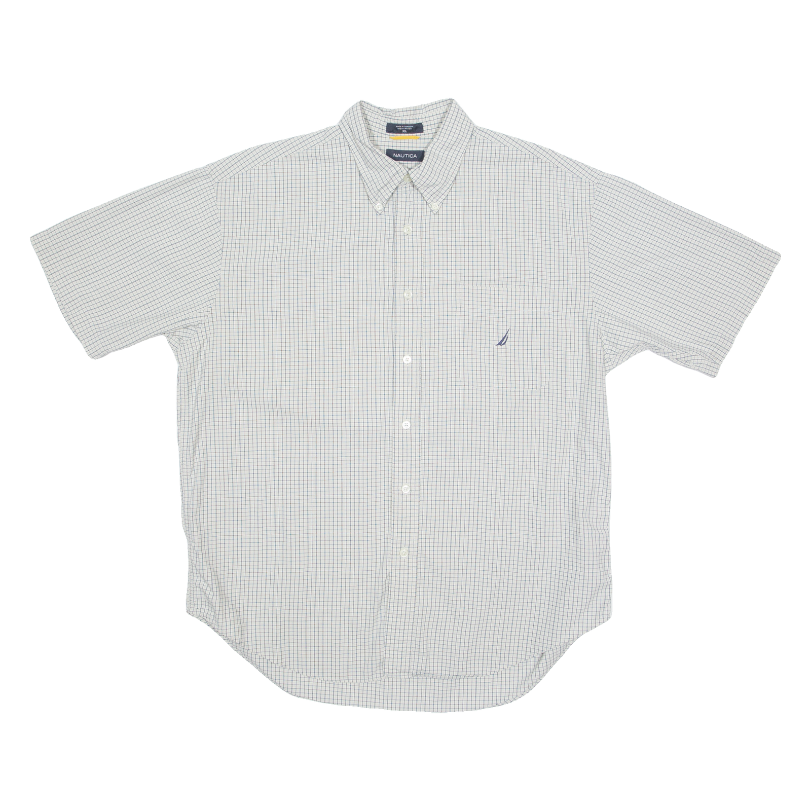 Buy NAUTICA Mens Shirt Grey Check XL Refurbished - $23.39 NAUTICA Mens Shirt Grey Check XL Refurbished - N/A refurbished available on Cerqular
