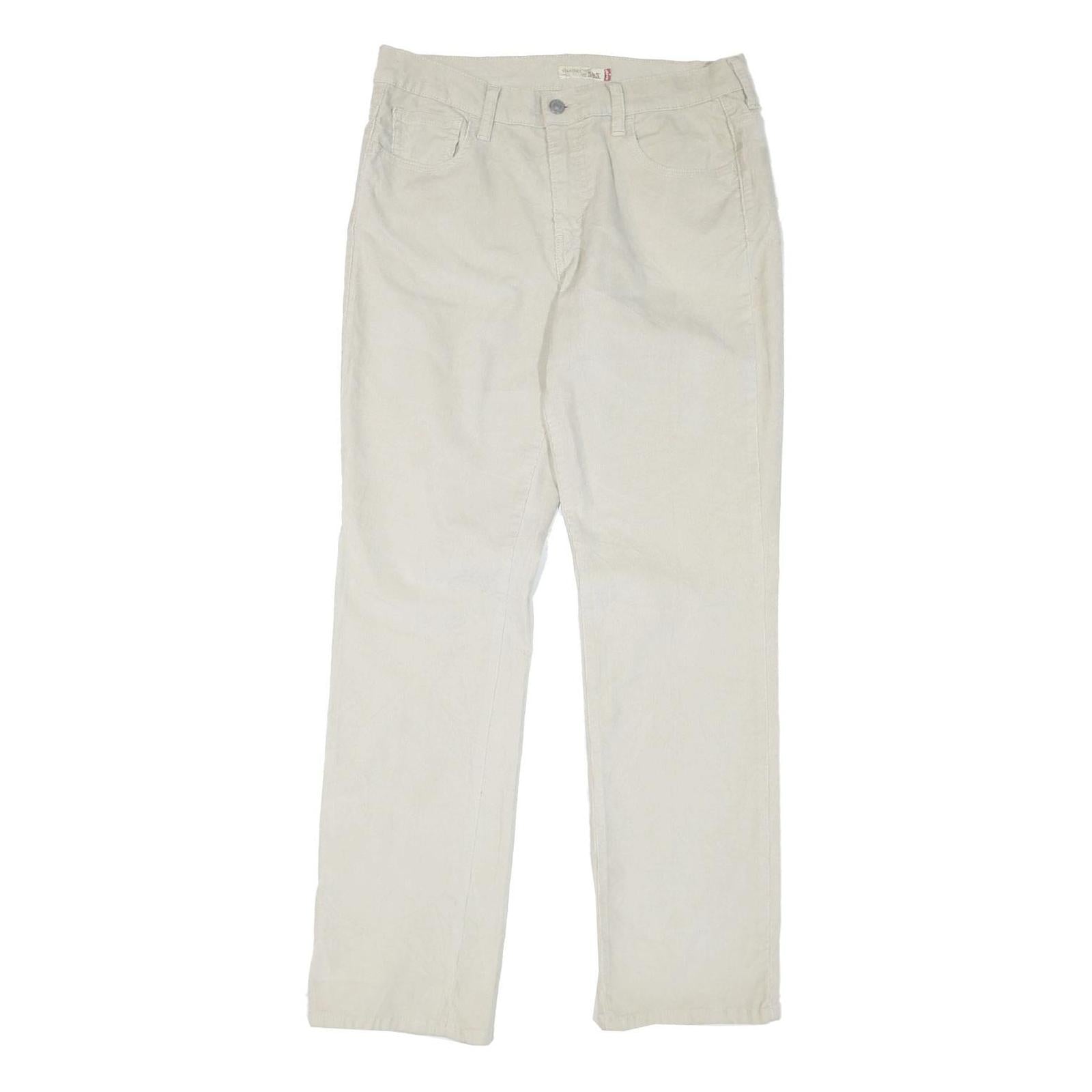 Buy LEVI'S Womens Beige Cotton Blend Regular Straight Trousers W32 L32 Classic Zip Refurbished - $36.39 LEVI'S Womens Beige Cotton Blend Regular Straight Trousers W32 L32 Classic Zip Refurbished - N/A refurbished available on Cerqular