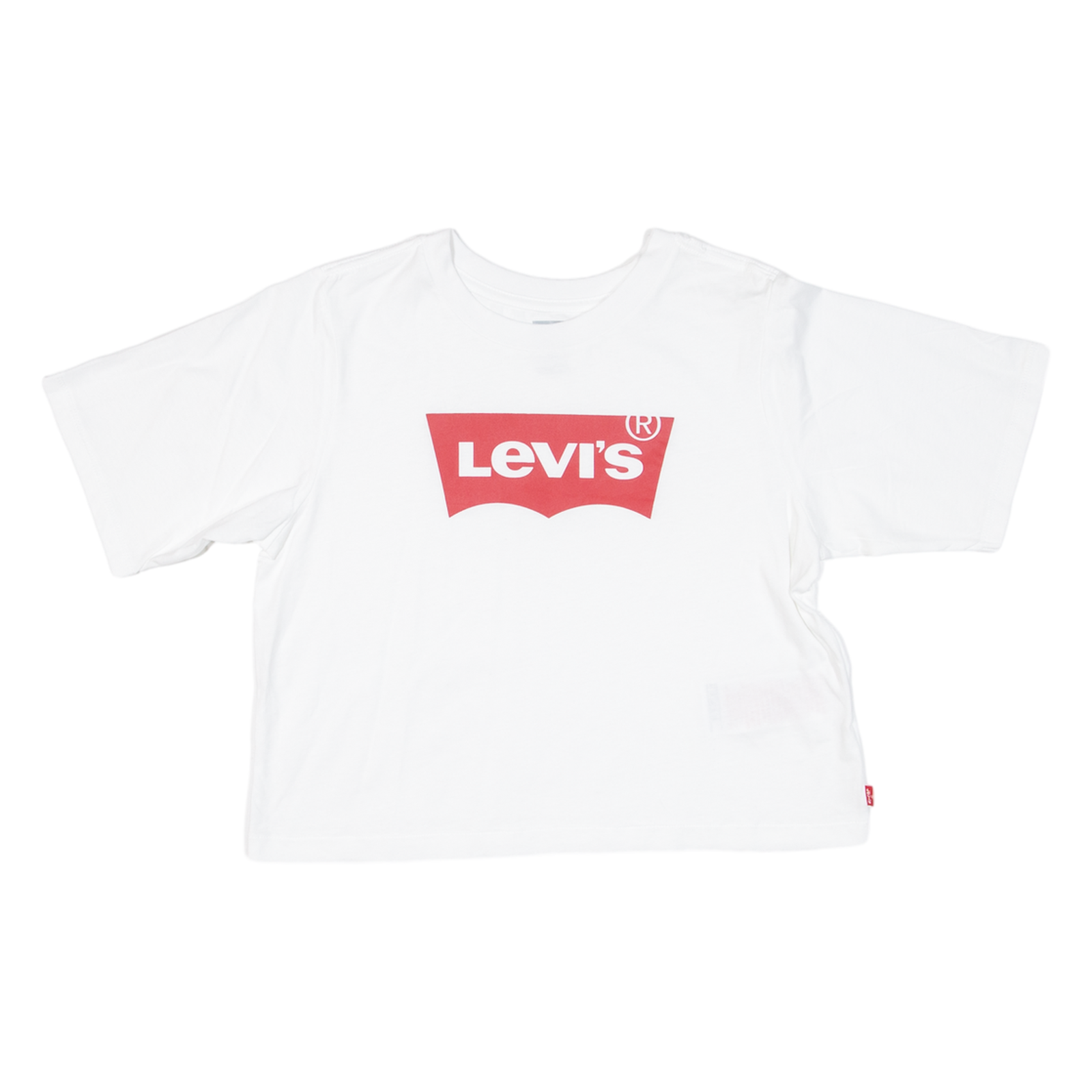 LEVI'S Cropped Womens T-Shirt White S Refurbished - N/A refurbished available on Cerqular