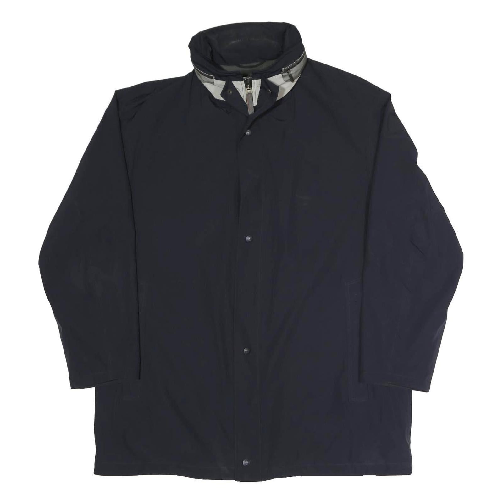 PIERRE CARDIN Mens Navy Blue Classic Jacket XL Polyester Blend Zip Plain Refurbished - N/A refurbished available on Cerqular