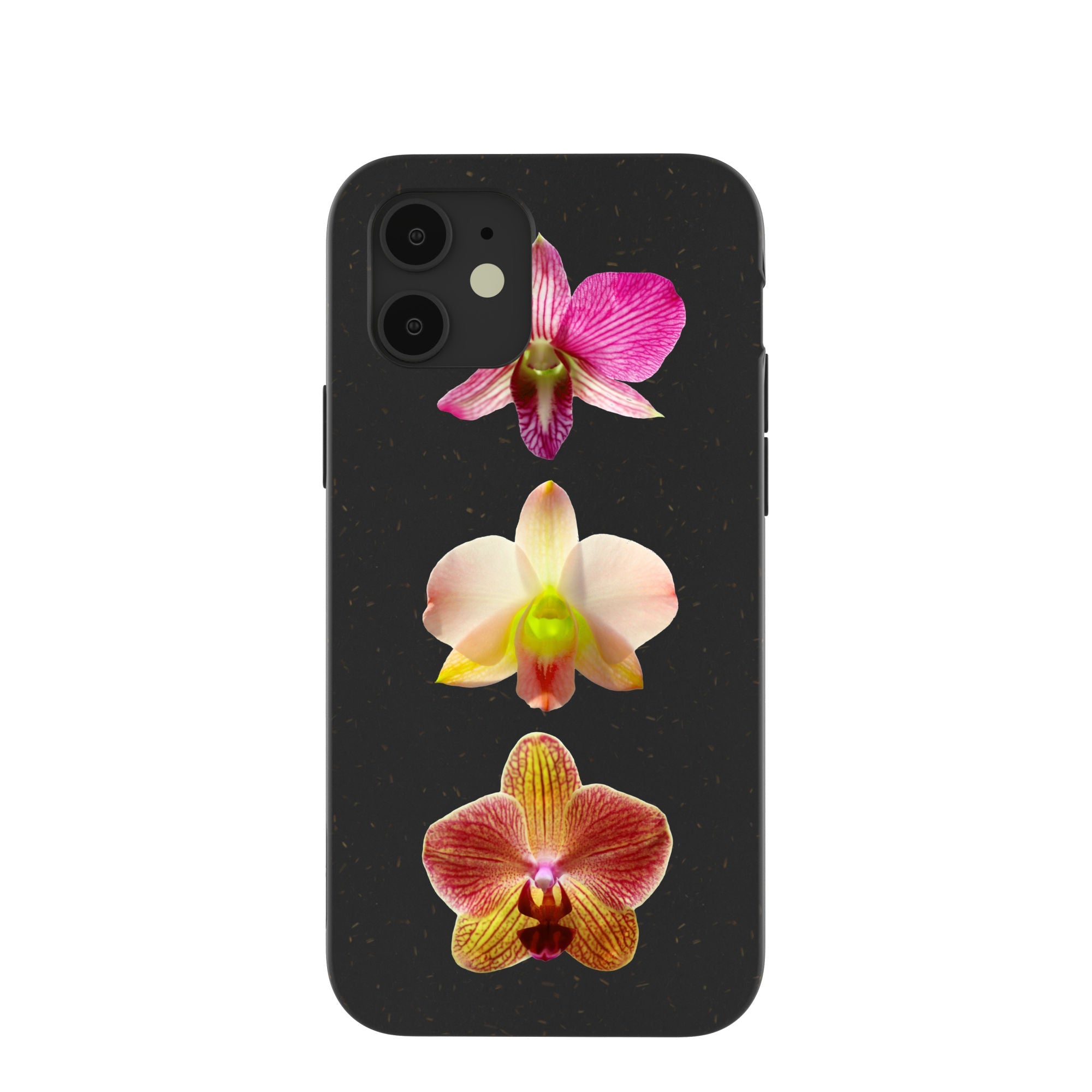 Black Orchids iPhone 12/ iPhone 12 Pro Case Refurbished - Pela Case refurbished available on Cerqular