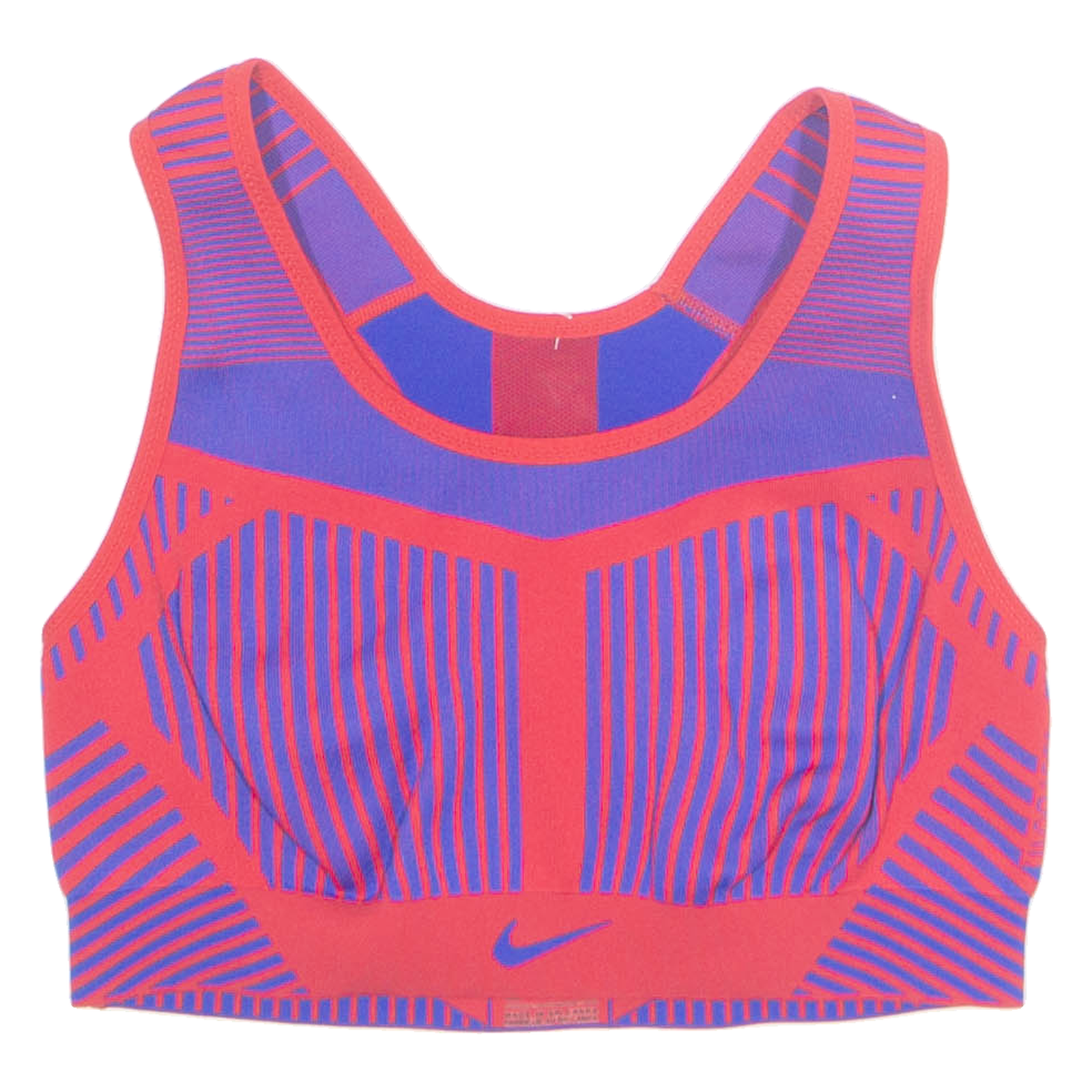 NIKE Womens Sports Vest Blue Sleeveless Crazy Pattern S Refurbished - N/A refurbished available on Cerqular