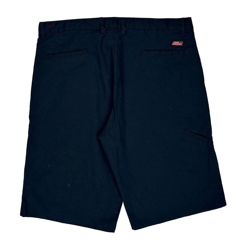 Dickies Shorts - 38W 11L Black Polyester Blend Refurbished - Thrifted (note: this is a term often used to describe second- refurbished available on Cerqular