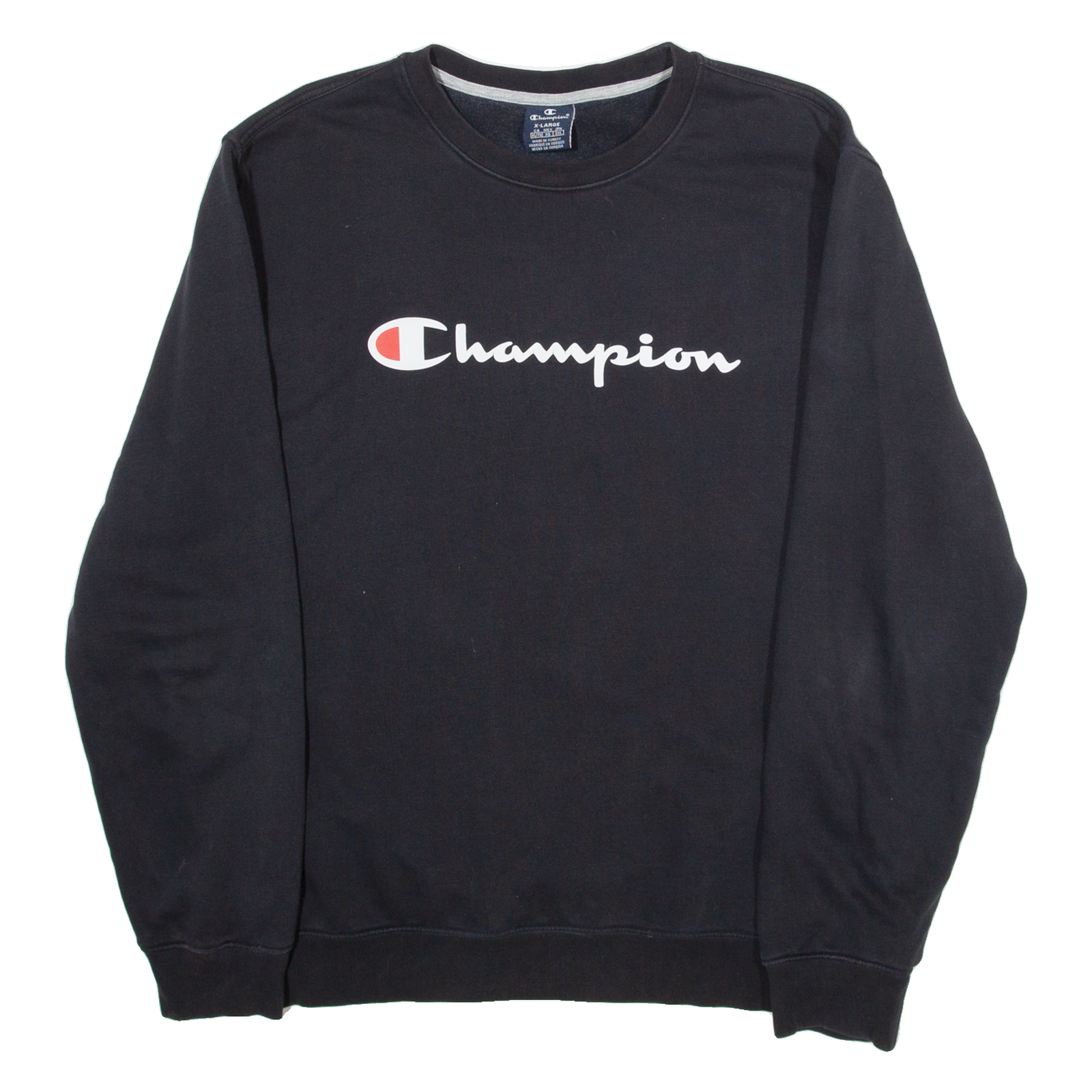 CHAMPION Womens Sweatshirt Black XL Refurbished - N/A refurbished available on Cerqular