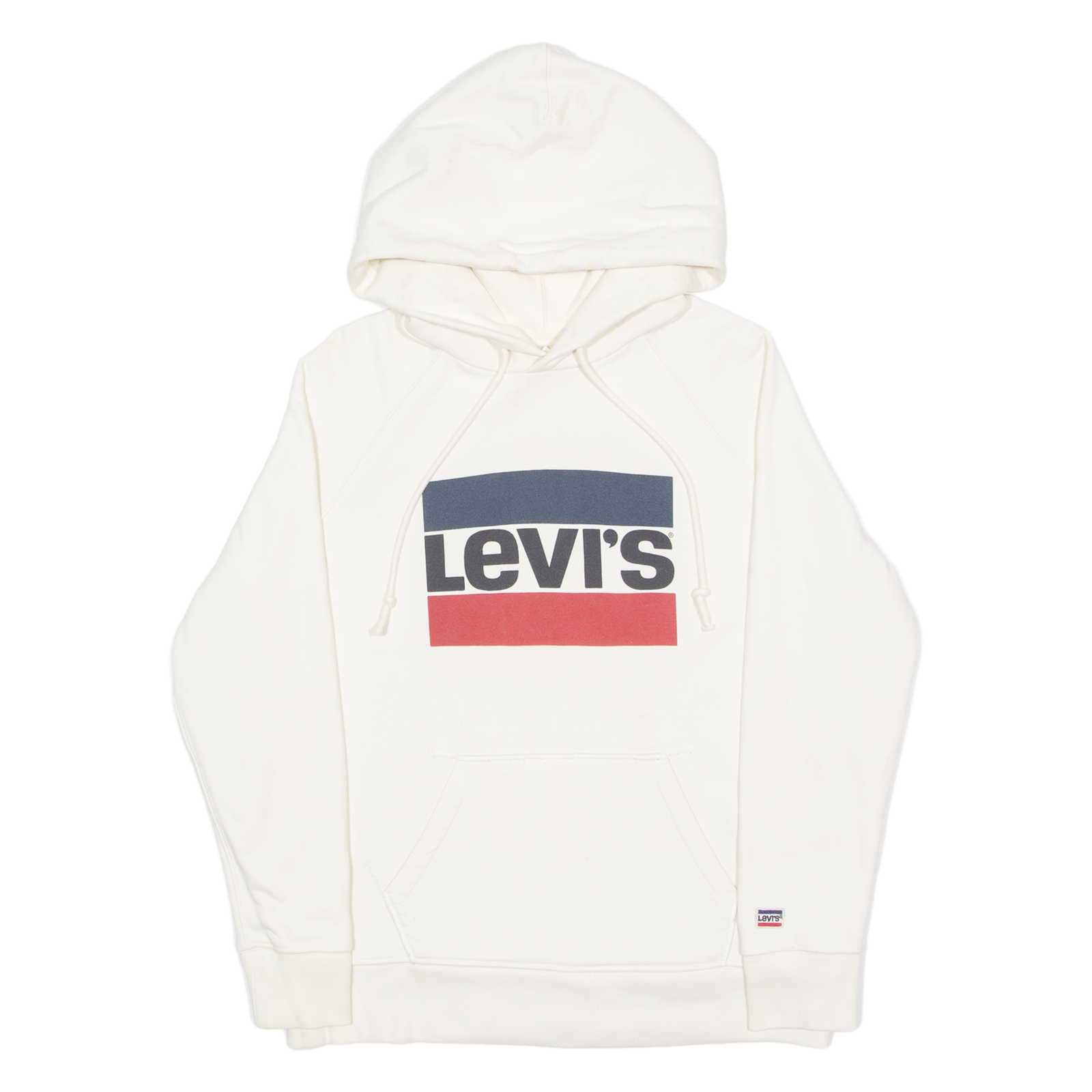 LEVI'S Mens Cream Hoodie S Refurbished - N/A refurbished available on Cerqular