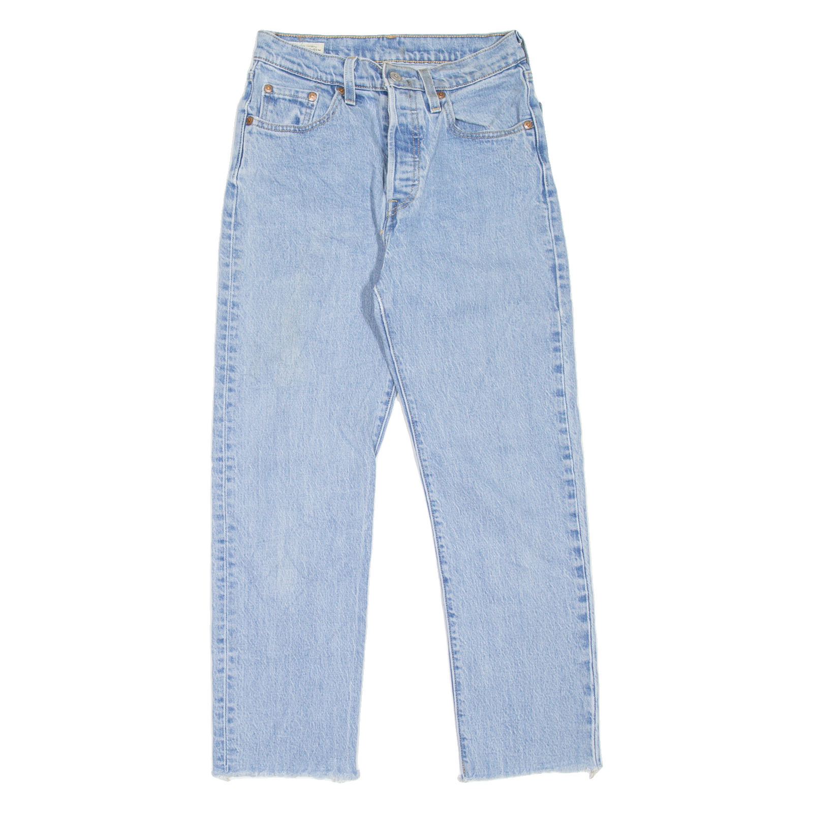 LEVI'S 501 BIG E Womens Jeans Blue Regular Straight W25 L26 Refurbished - N/A refurbished available on Cerqular