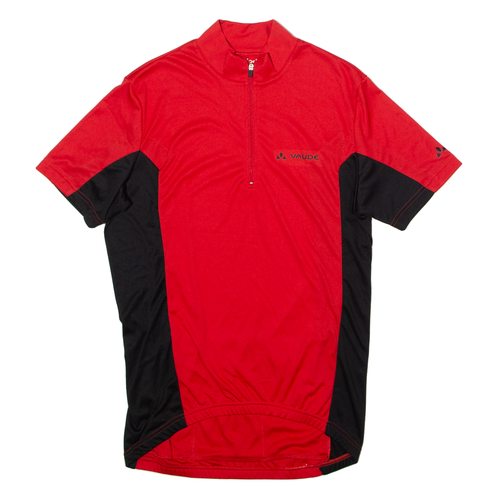 VAUDE Cycling Mens Jersey Red 1/4 Zip S Refurbished - N/A refurbished available on Cerqular
