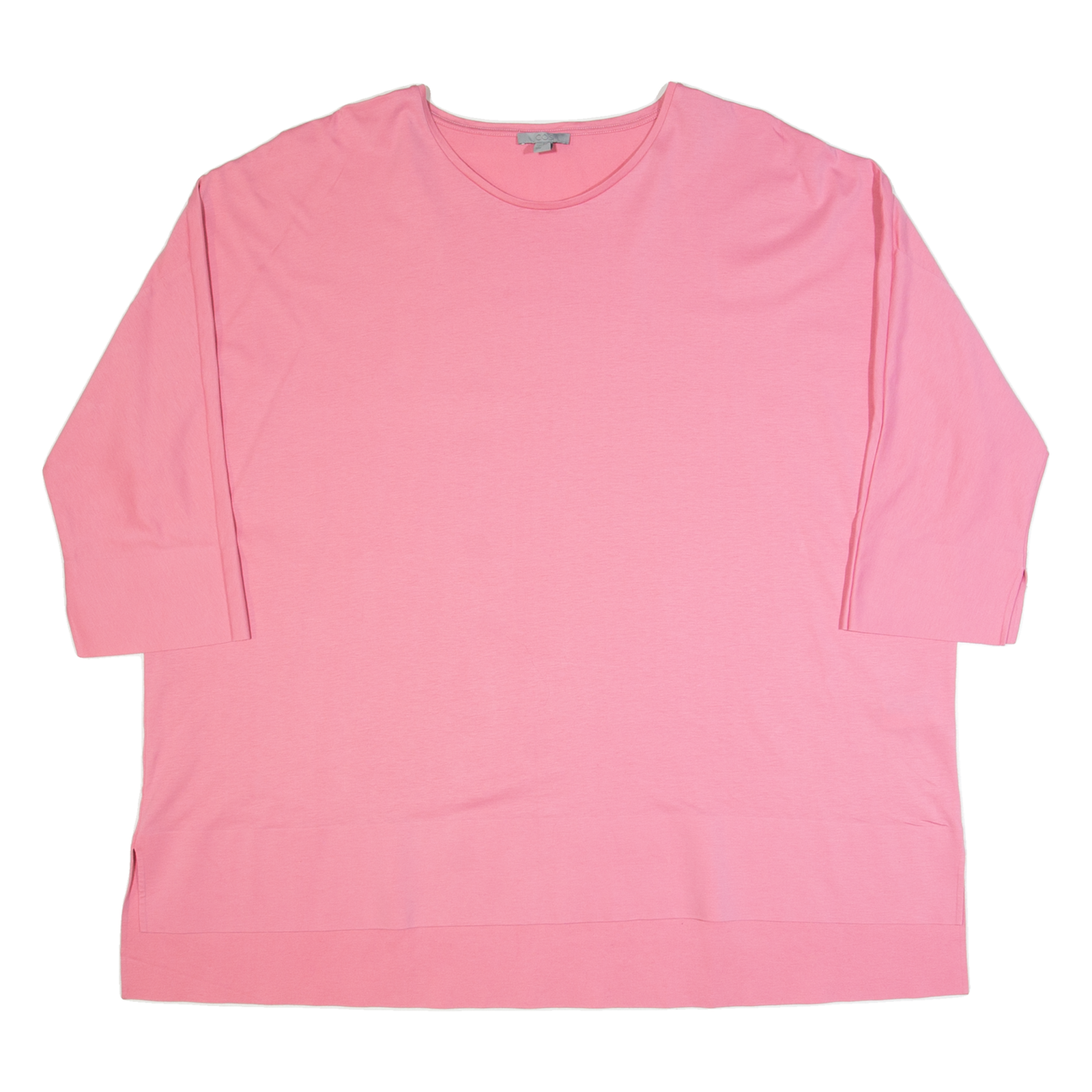 COS Womens Oversized Top Pink 3/4 Sleeve L Refurbished - N/A refurbished available on Cerqular