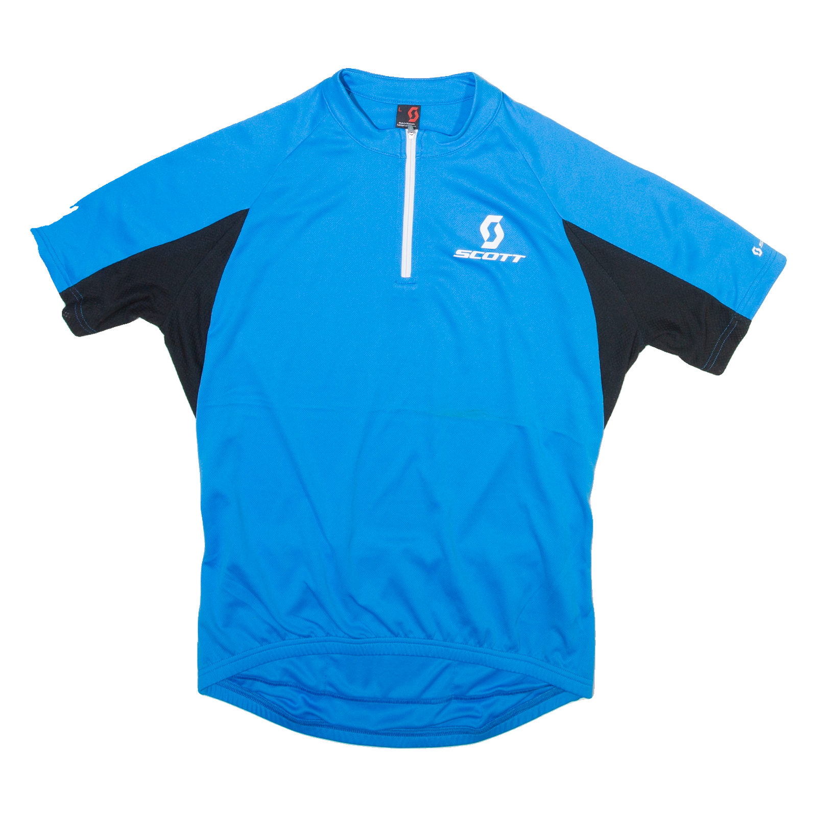 SCOTT Mens Jersey Blue 1/4 Zip L Refurbished - N/A refurbished available on Cerqular