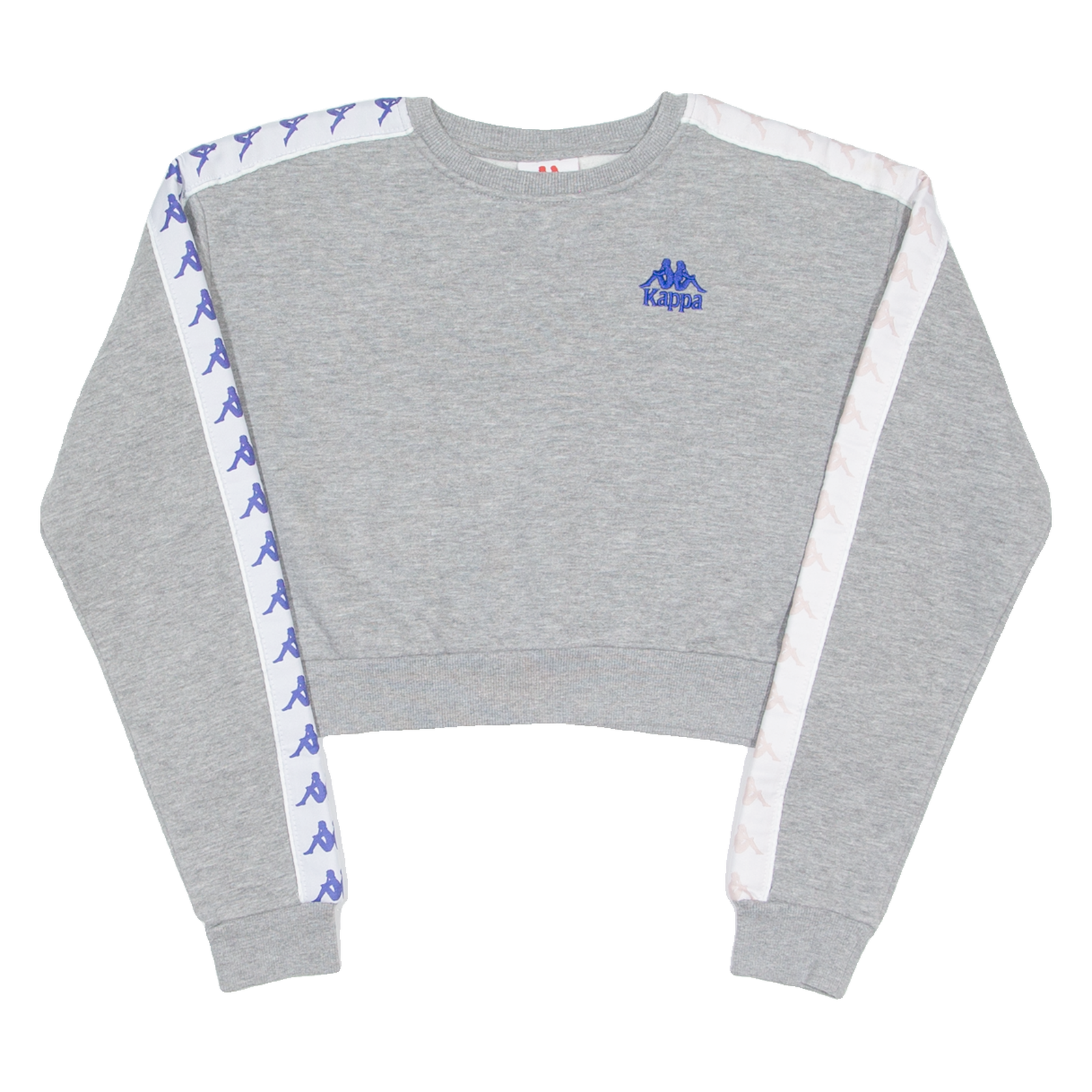 KAPPA Cropped Womens Sweatshirt Grey Crew Neck S Refurbished - N/A refurbished available on Cerqular