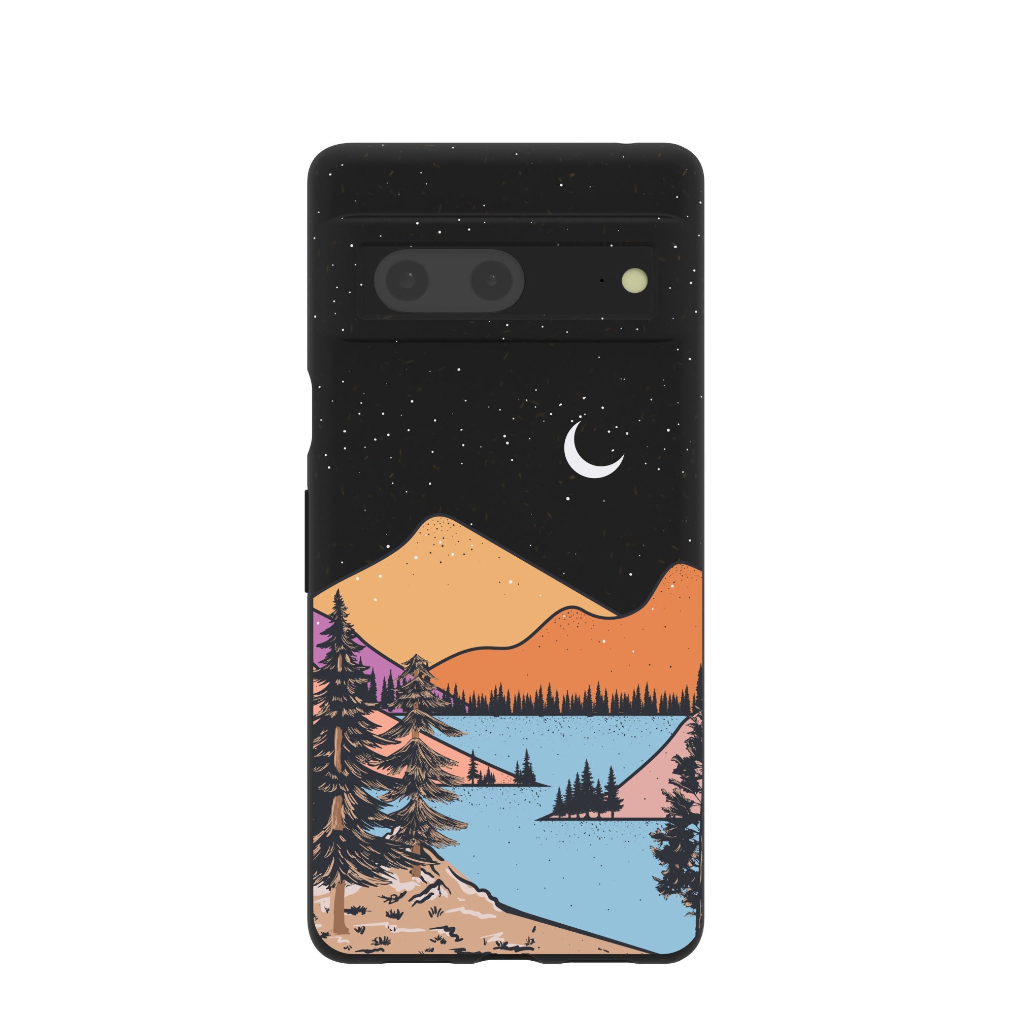 Black Night Trails Google Pixel 7 Case Refurbished - Pela Case refurbished available on Cerqular