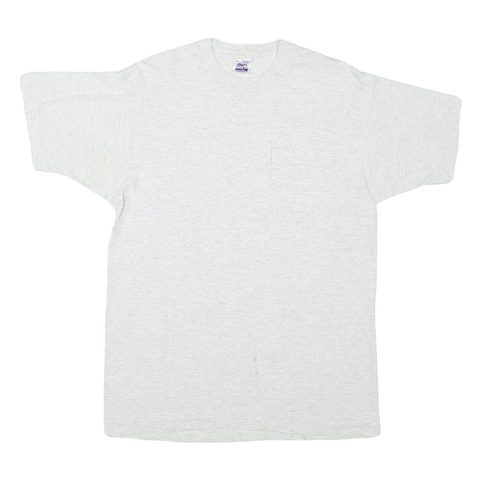 Buy BVD Mens White Plain T-Shirt L Short Sleeve Crew Neck Cotton Blend Refurbished - $11.69 BVD Mens White Plain T-Shirt L Short Sleeve Crew Neck Cotton Blend Refurbished - N/A refurbished available on Cerqular