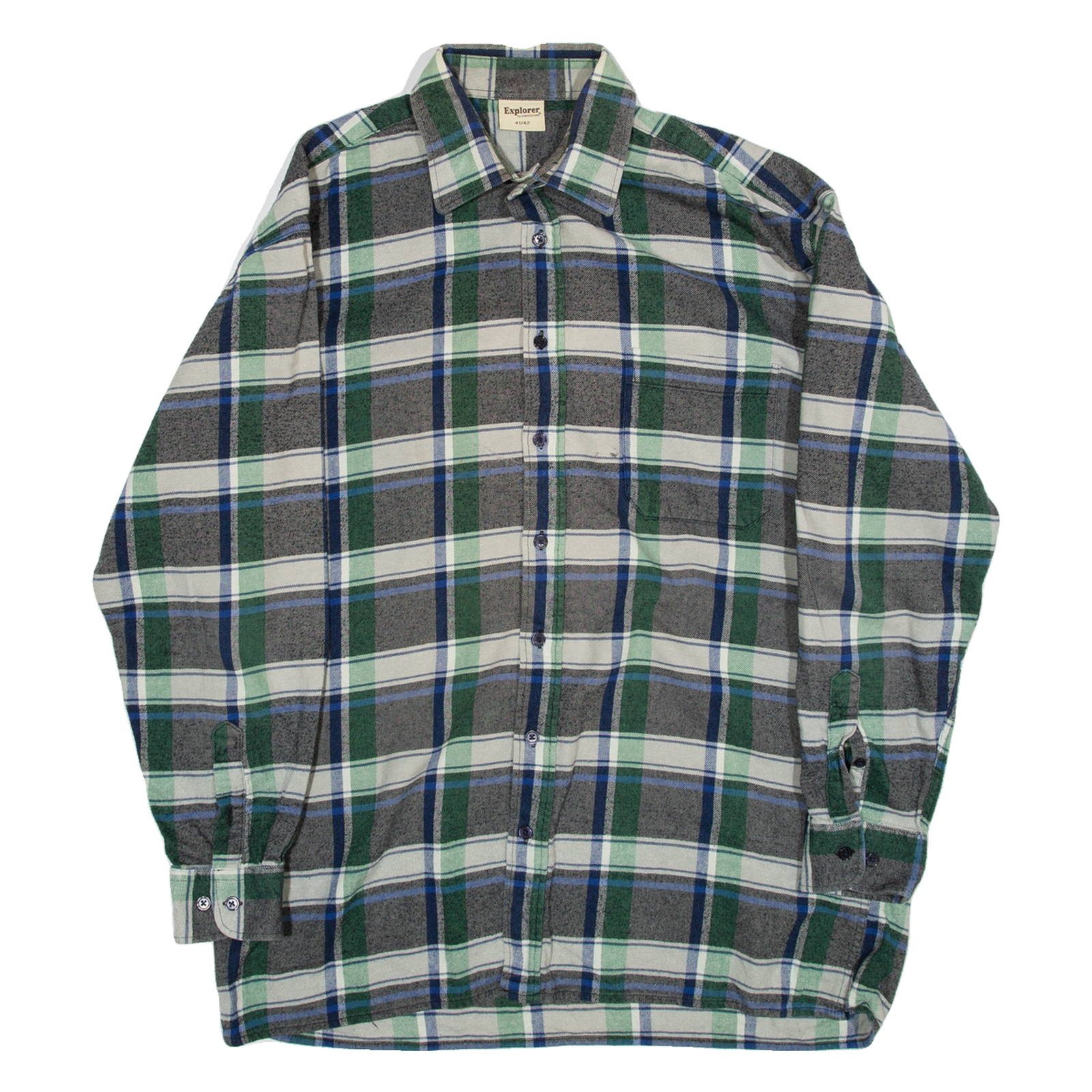 Buy EXPLORER Mens Shirt Green Check Long Sleeve L Refurbished - $18.19 EXPLORER Mens Shirt Green Check Long Sleeve L Refurbished - N/A refurbished available on Cerqular