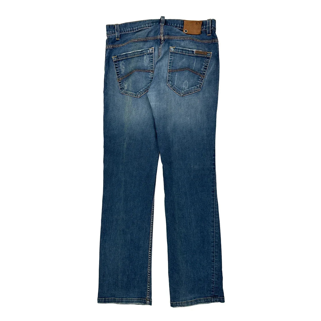 Buy Armani Exchange Jeans - 32W 32L Blue Denim Refurbished - $91.11 Armani Exchange Jeans - 32W 32L Blue Denim Refurbished - Thrifted (note: this is a term often used to describe second- refurbished available on Cerqular