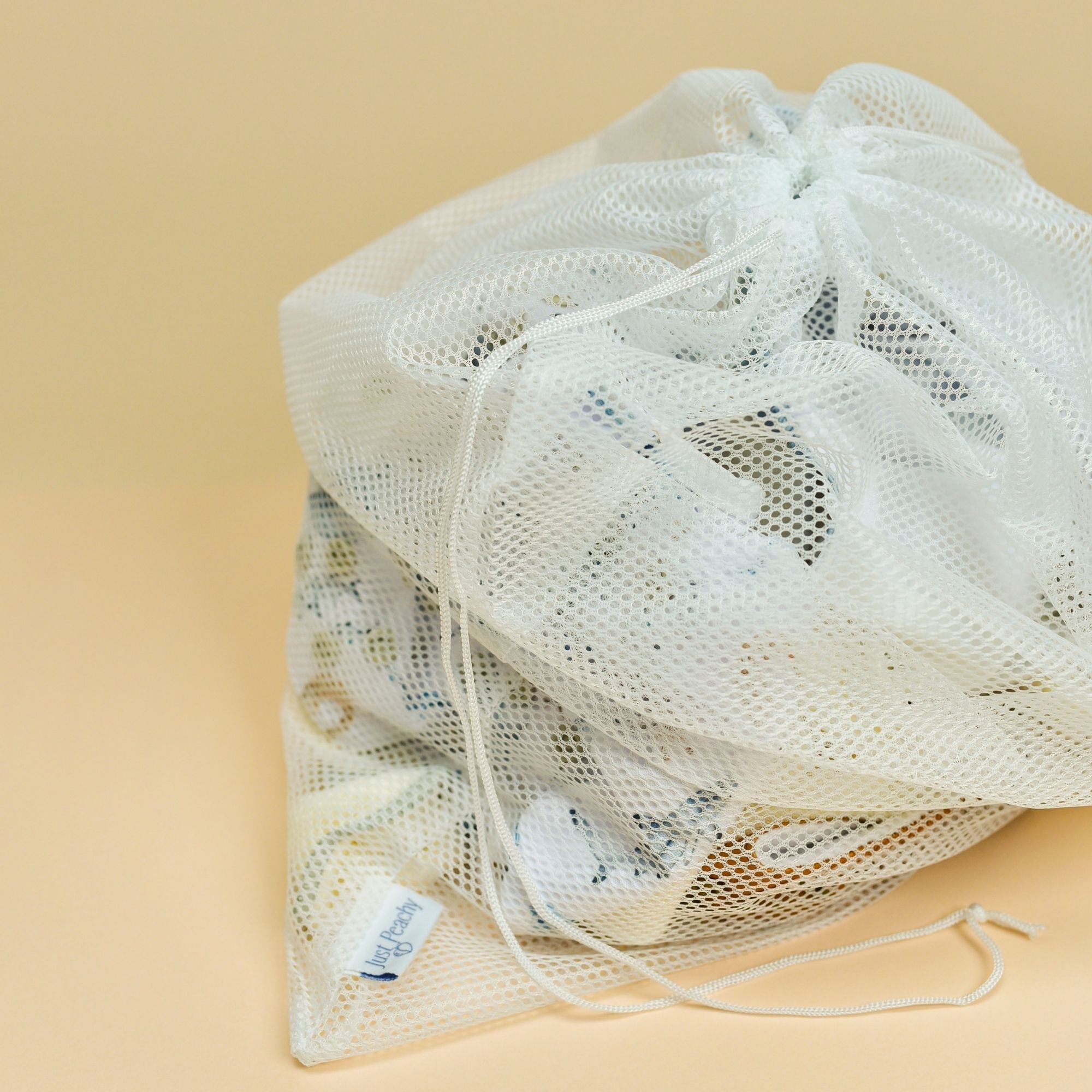 Reusable Mesh Diaper Pail Liners 2-Pack Refurbished - Just Peachy refurbished available on Cerqular