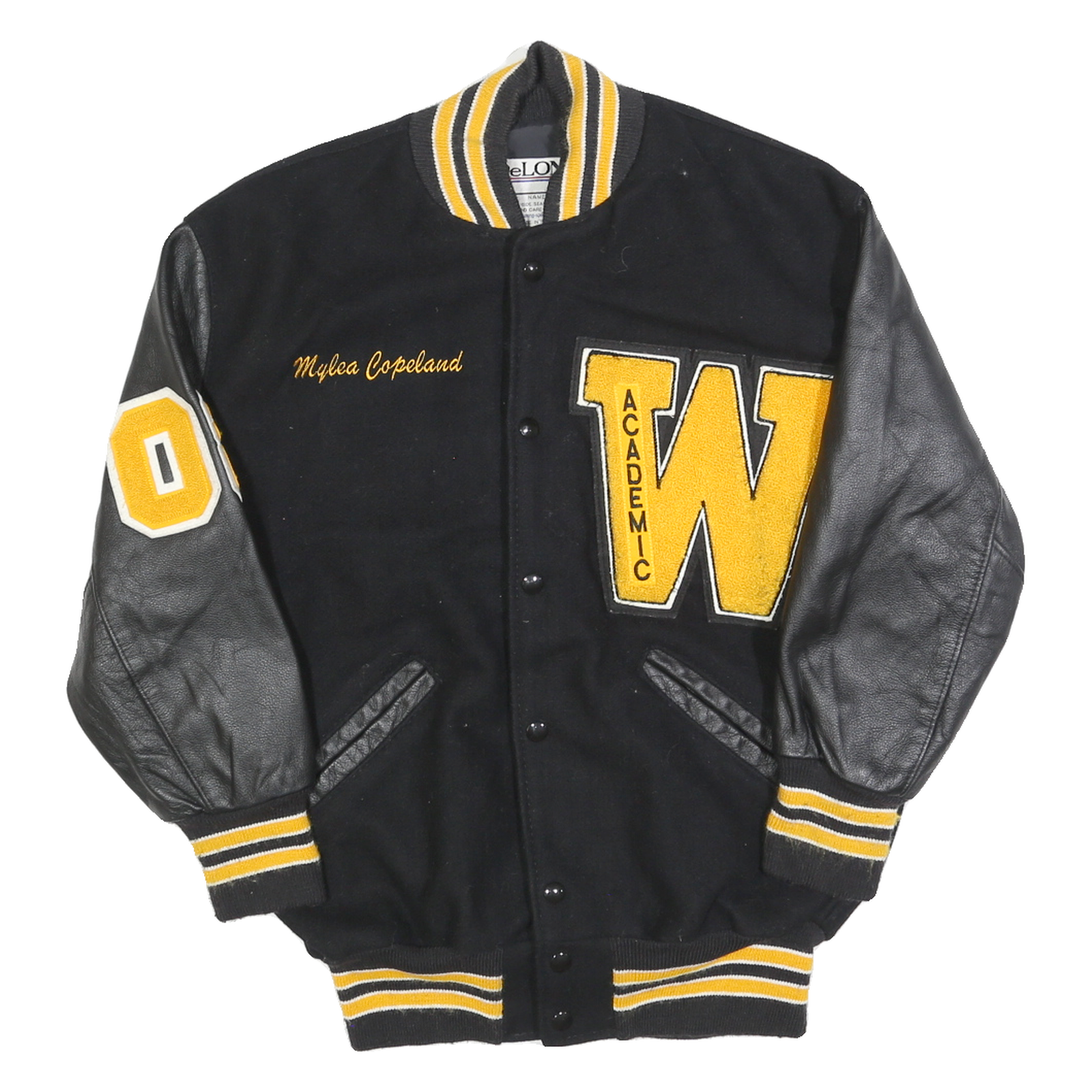 Buy DELONG Mens Black & Yellow Academic Wool Varsity Button Jacket M Refurbished - $63.69 DELONG Mens Black & Yellow Academic Wool Varsity Button Jacket M Refurbished - N/A refurbished available on Cerqular