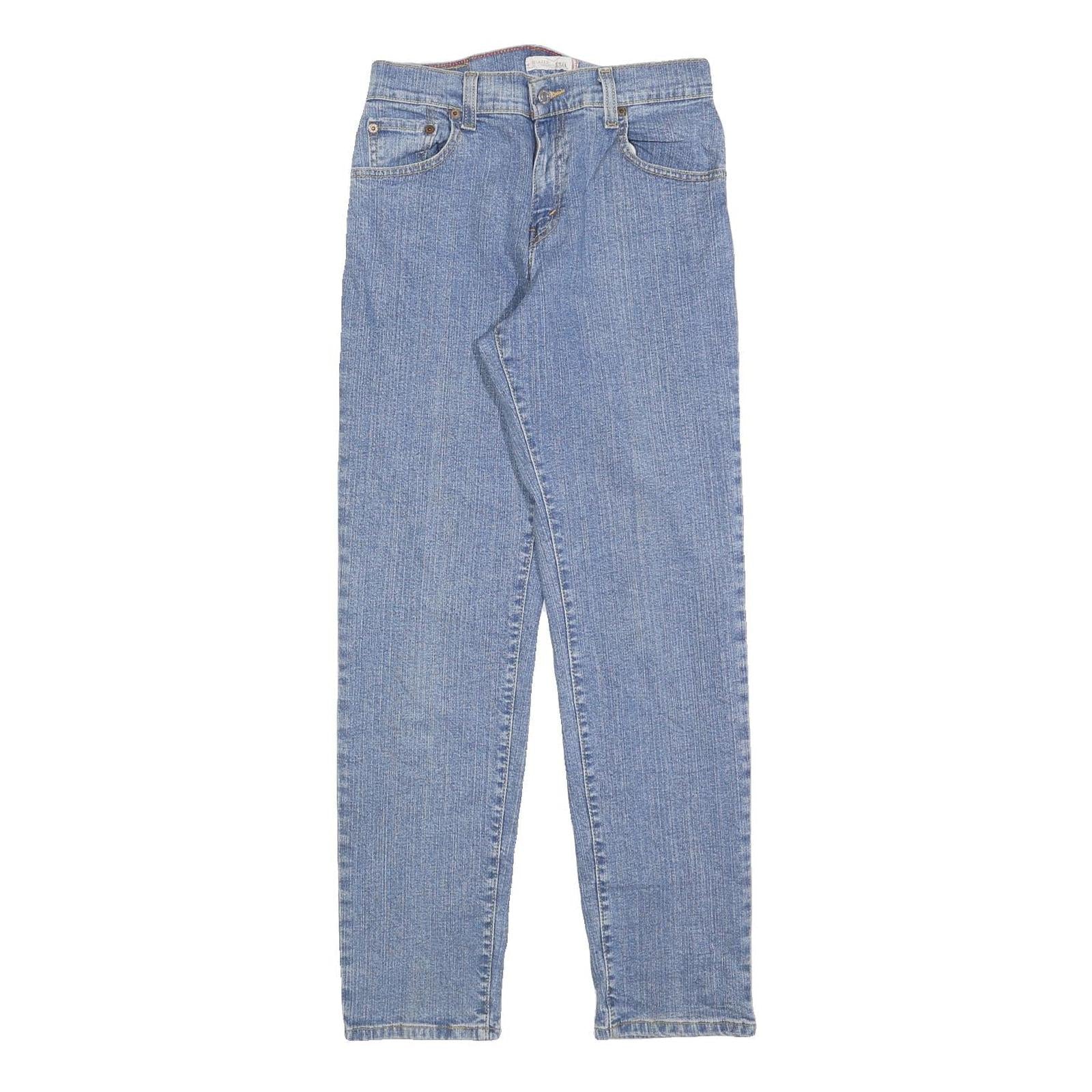 LEVI'S 550 Straight Womens Jeans Blue Relaxed Straight Denim Medium W27 L30 Zip Refurbished - N/A refurbished available on Cerqular