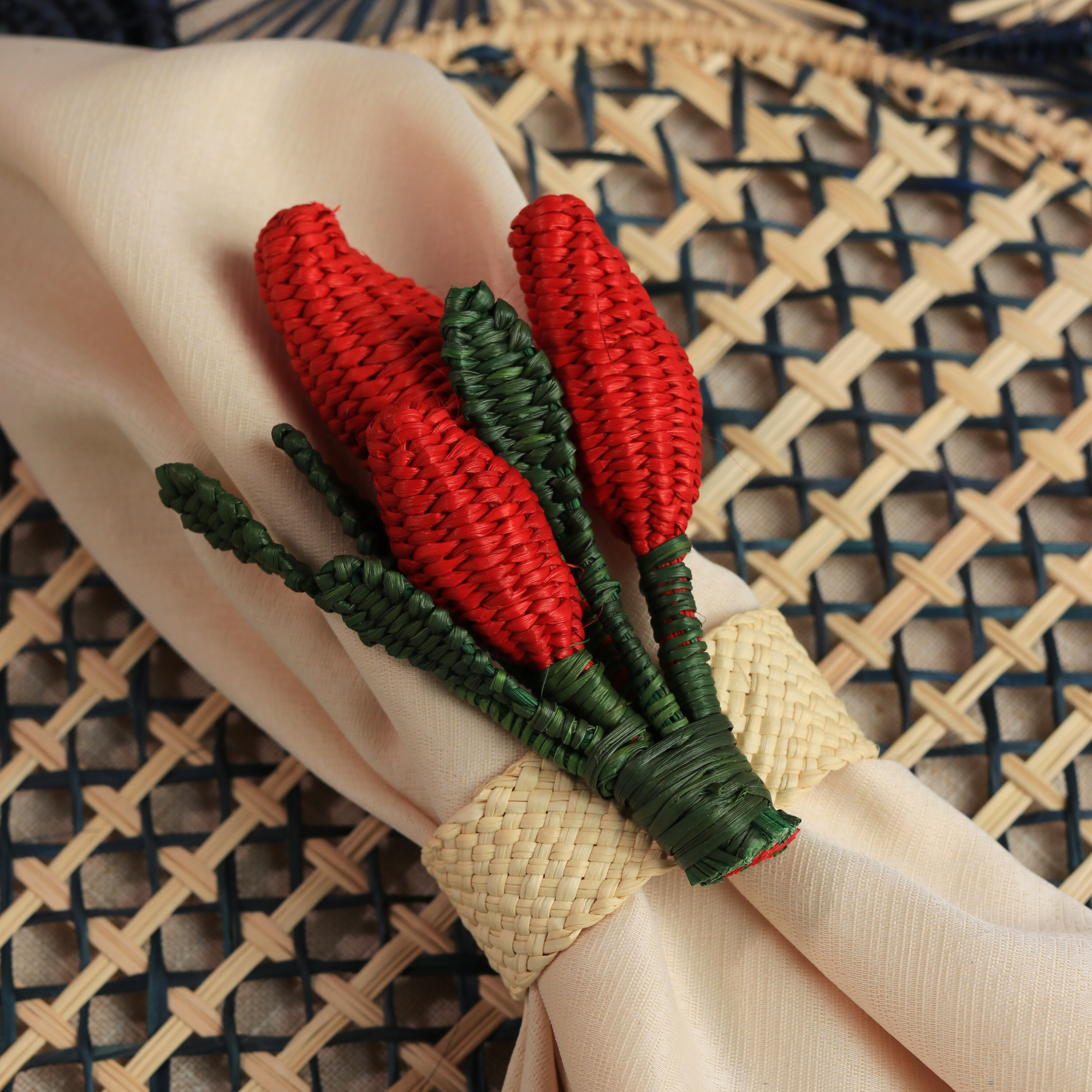 Chili Pepper Napkin Ring Refurbished - Apalma Handmade refurbished available on Cerqular