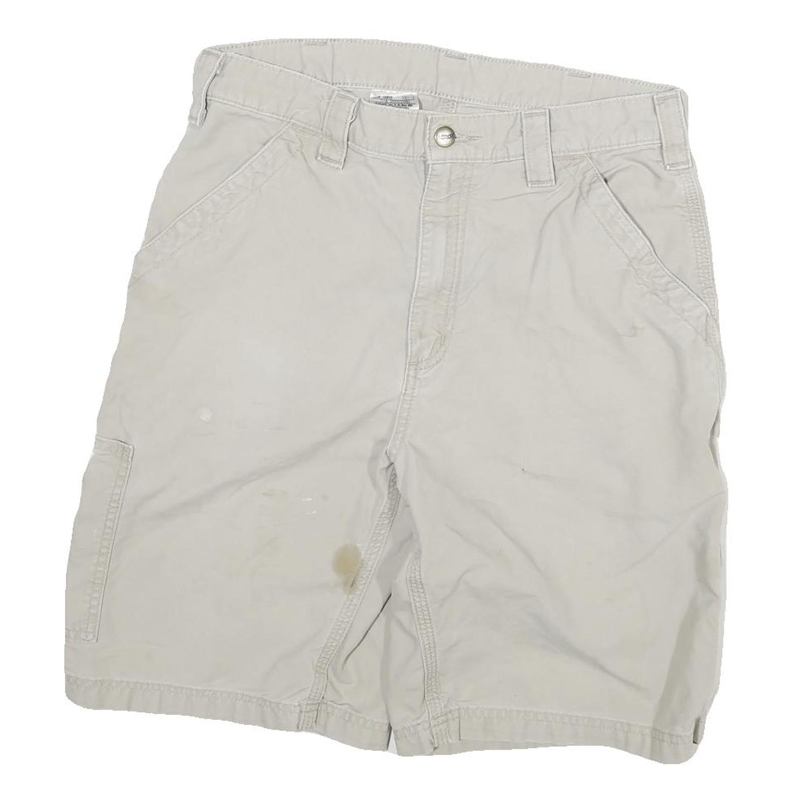 Buy CARHARTT Mens Shorts Beige Casual L W30 Cotton Blend Workwear Pockets Refurbished - $38.99 CARHARTT Mens Shorts Beige Casual L W30 Cotton Blend Workwear Pockets Refurbished - N/A refurbished available on Cerqular
