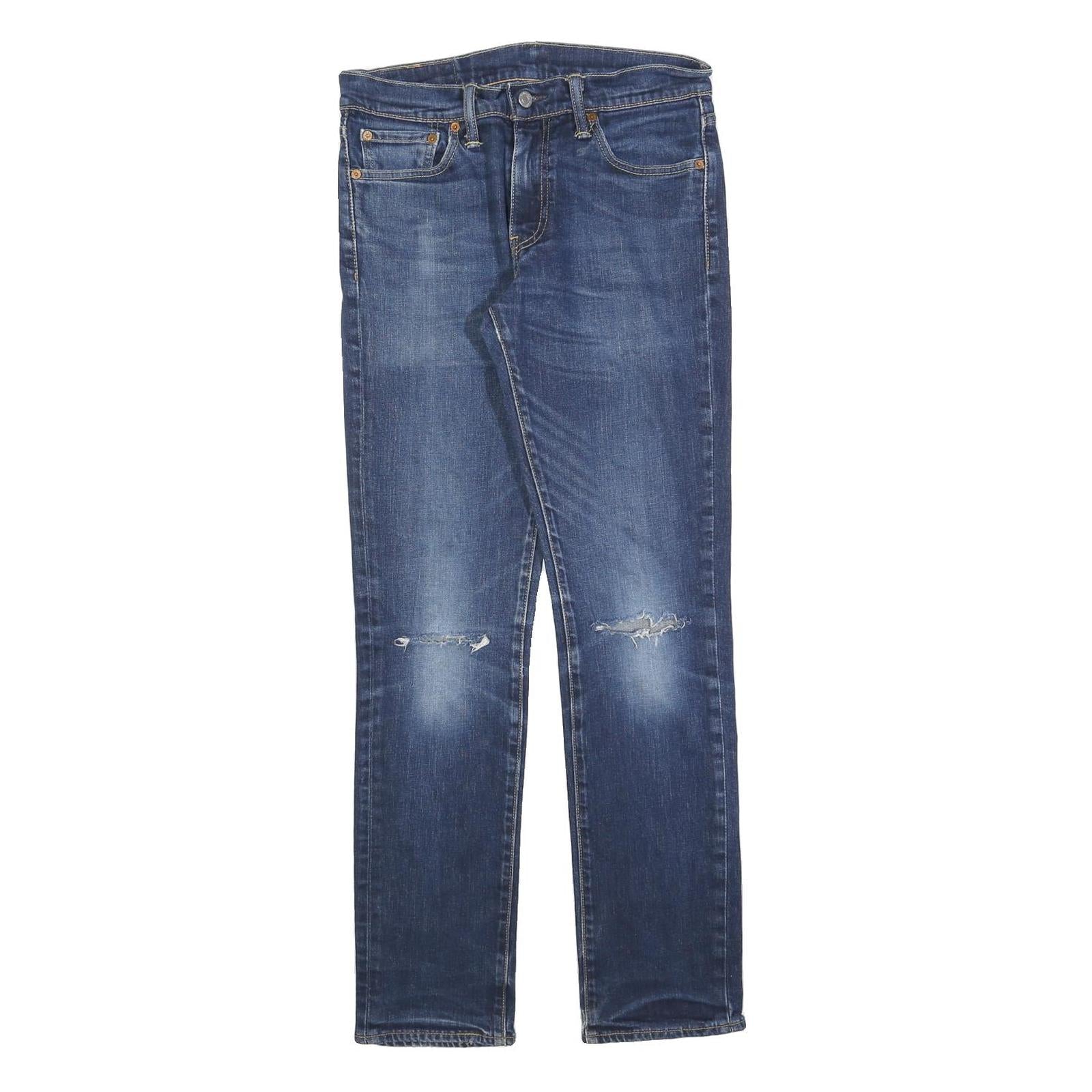 LEVI'S 511 Slim Mens Blue Denim Jeans Slim Straight Cotton Blend Zip W30 L32 Refurbished - N/A refurbished available on Cerqular
