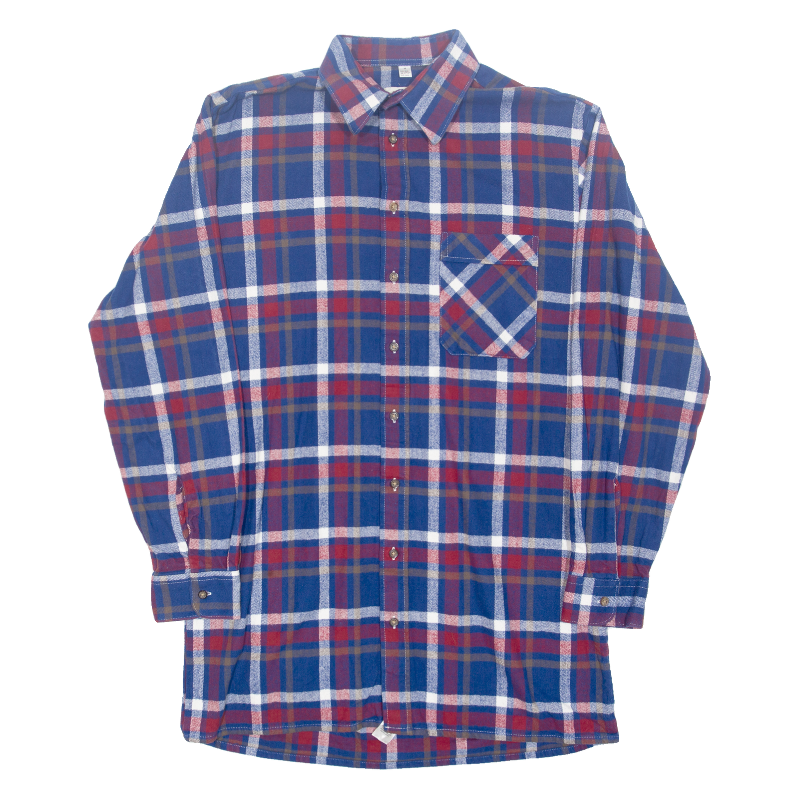 CONDOR Mens Flannel Shirt Blue Check Long Sleeve M Refurbished - N/A refurbished available on Cerqular