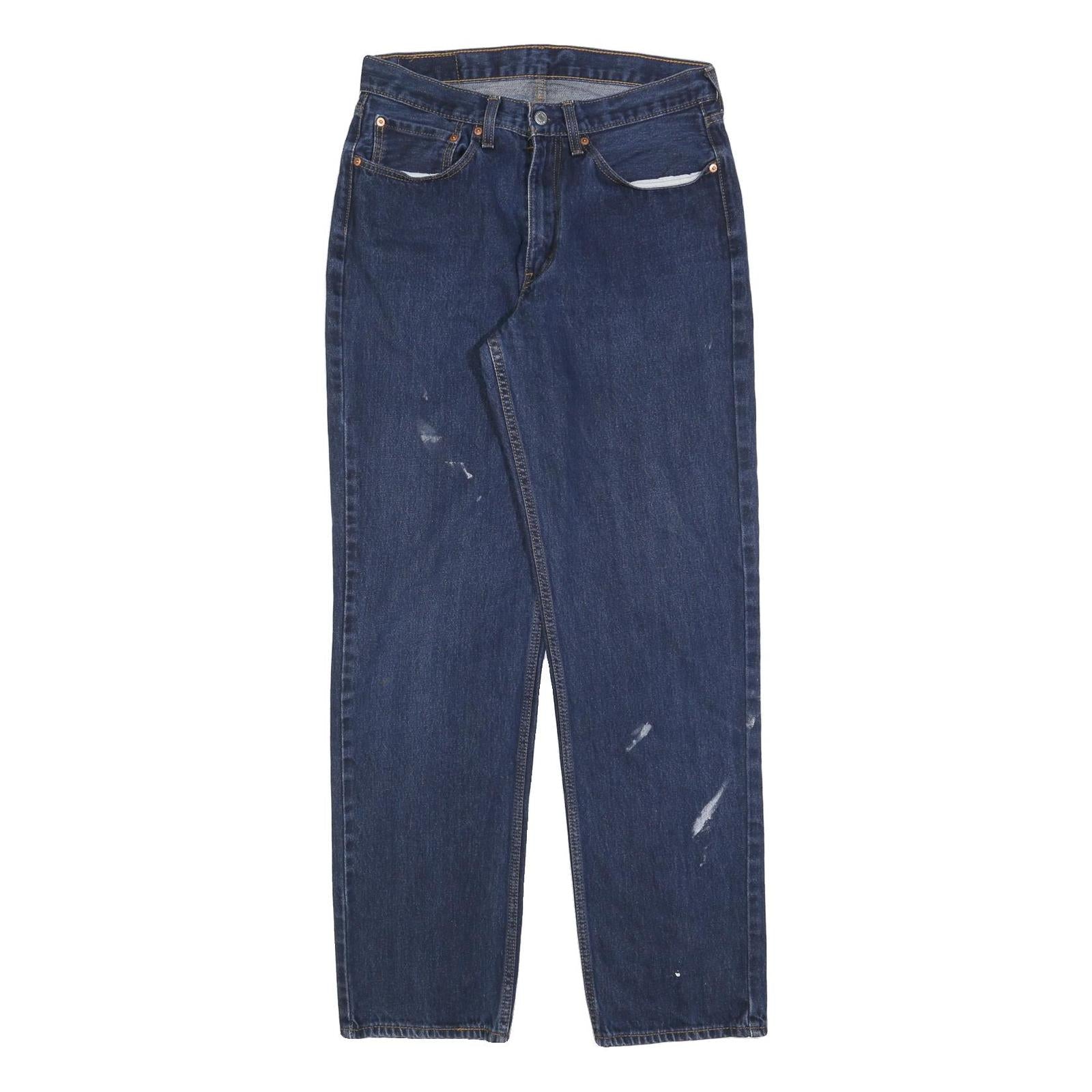 LEVI'S 550 STRAIGHT Mens Jeans Blue Relaxed Straight Denim Medium W31 L33 Refurbished - N/A refurbished available on Cerqular