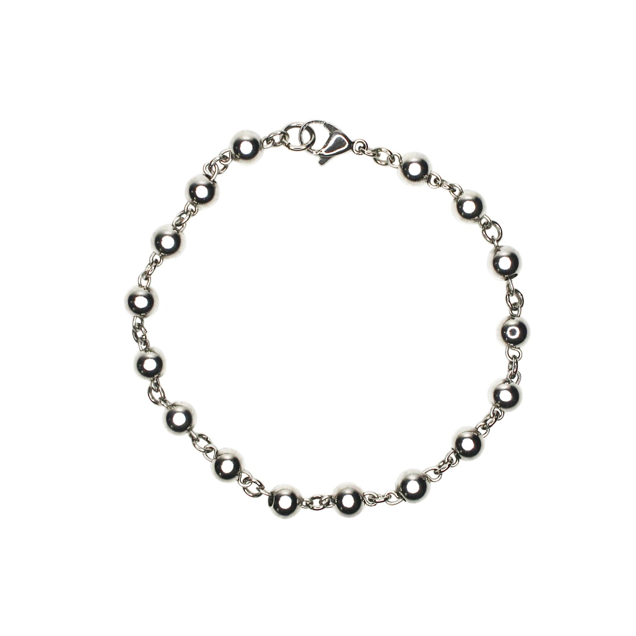 Linked Bead Bracelet | Size: 7"" Refurbished - N/A (Note: There is no well-known brand with this name refurbished available on Cerqular