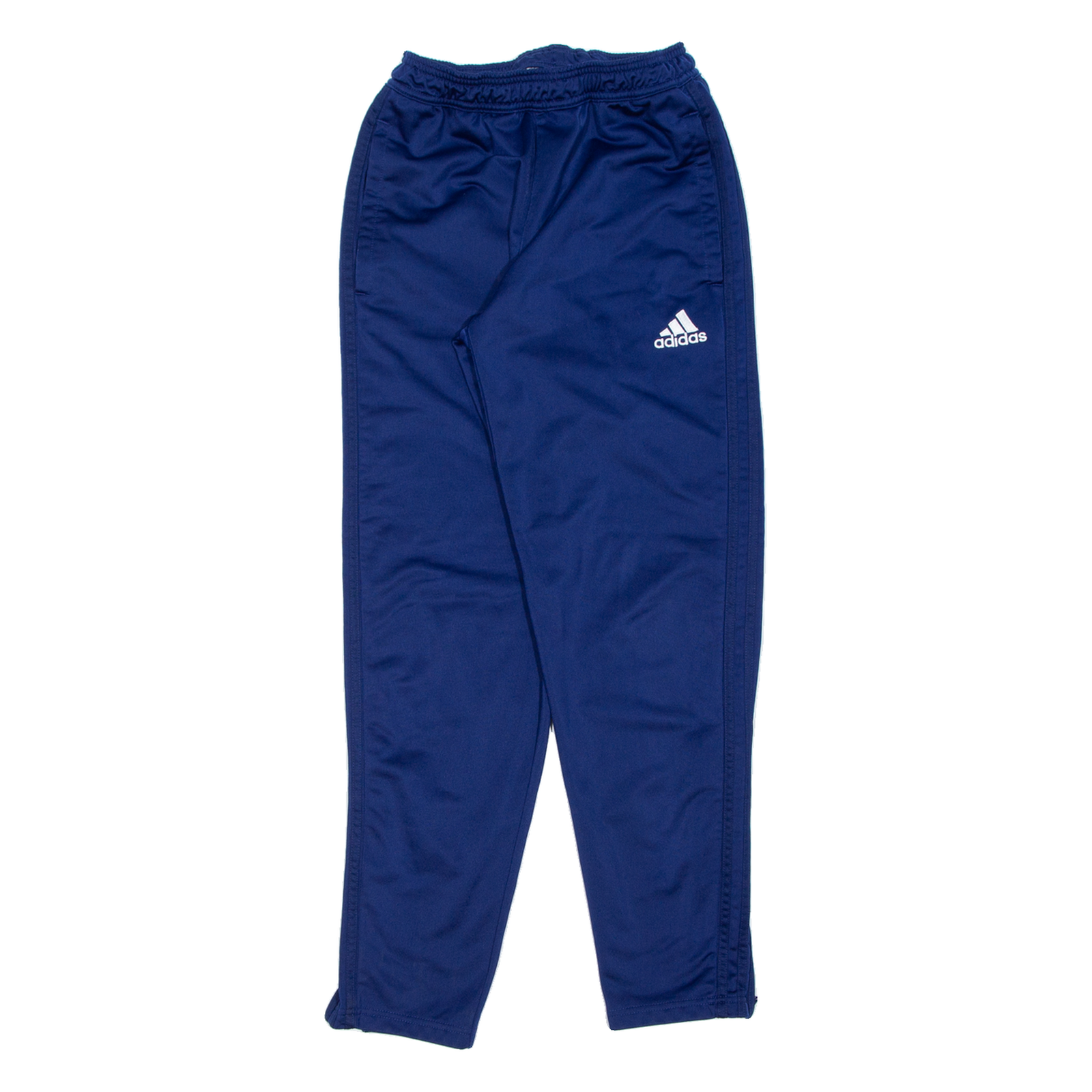 ADIDAS Mens Track Pants Blue Tapered S W25 L29 Refurbished - N/A refurbished available on Cerqular